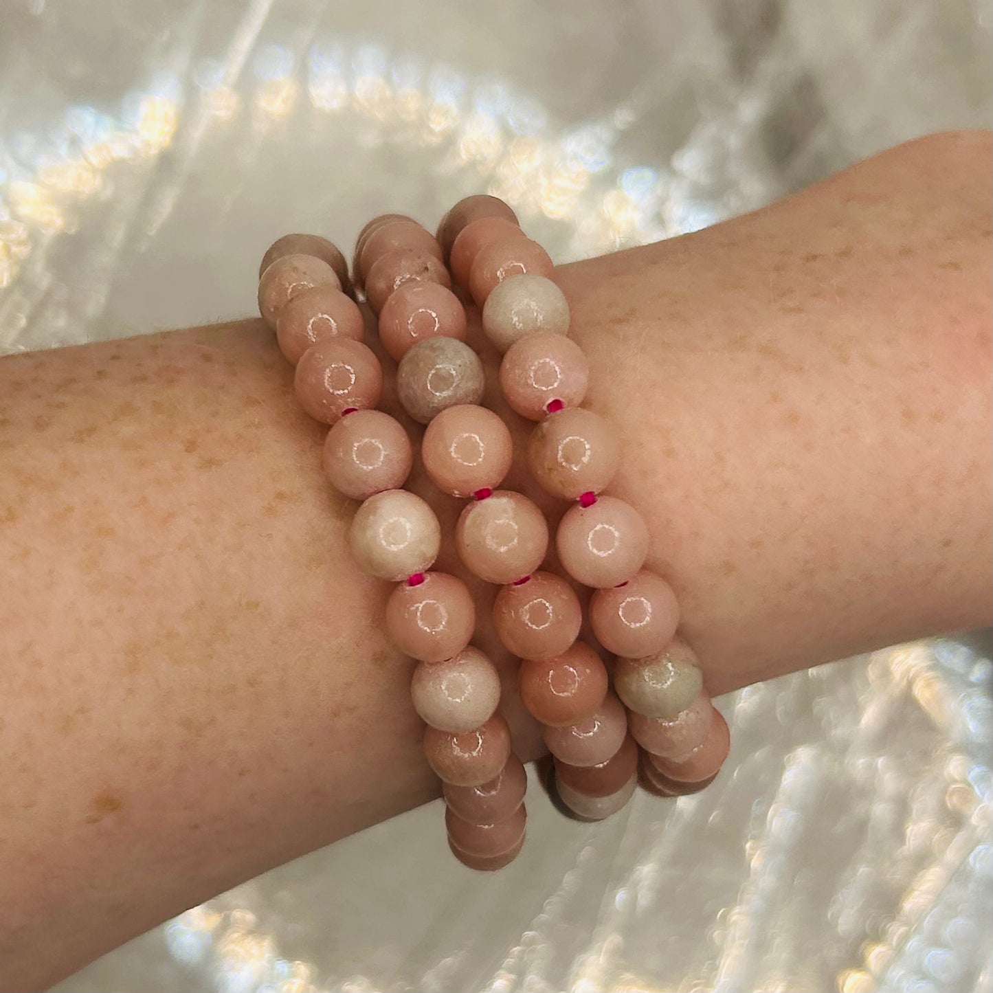 Pink Opal 6mm Bracelet