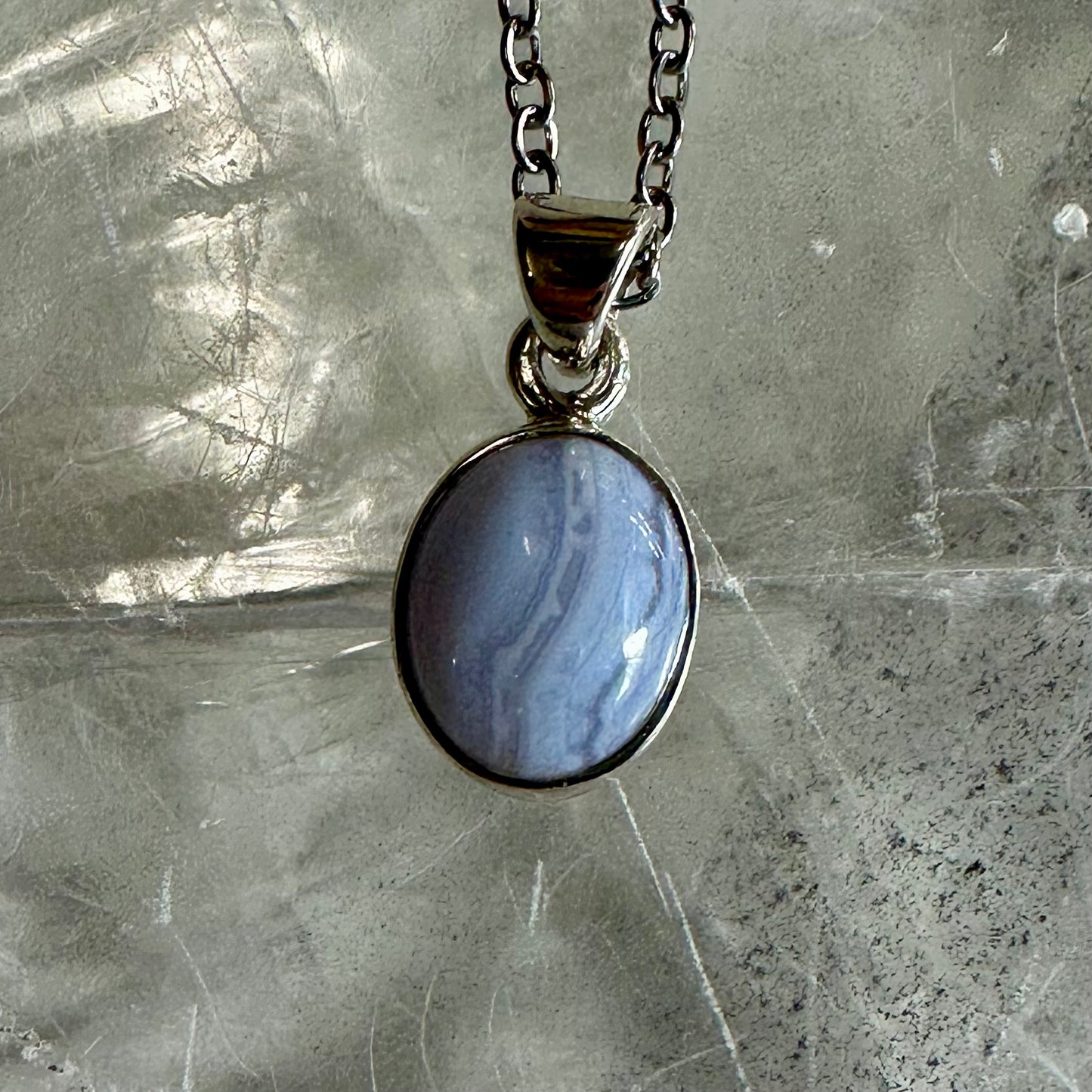 Blue Lace Mini Pendents