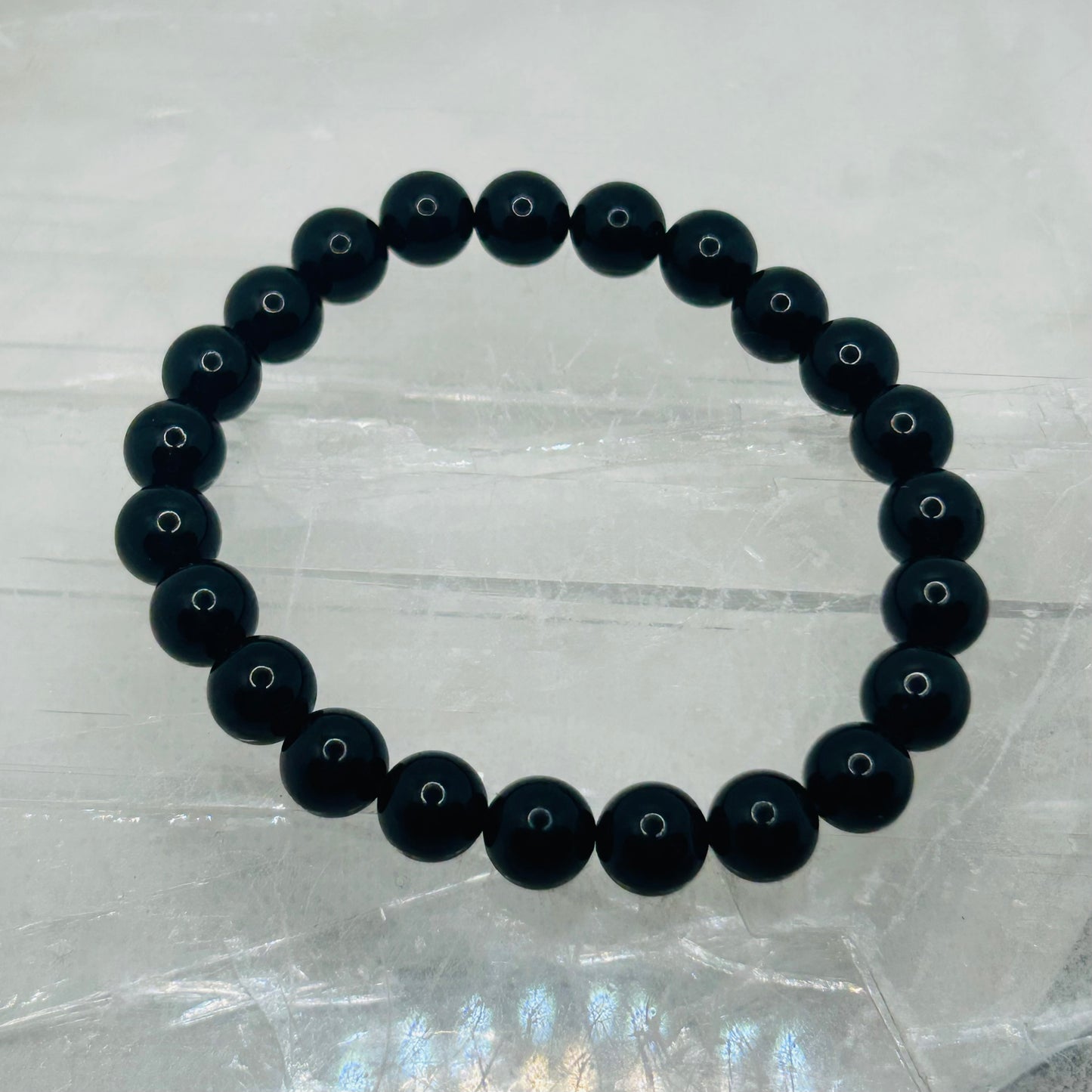 Black Tourmaline, 8mm Bracelet