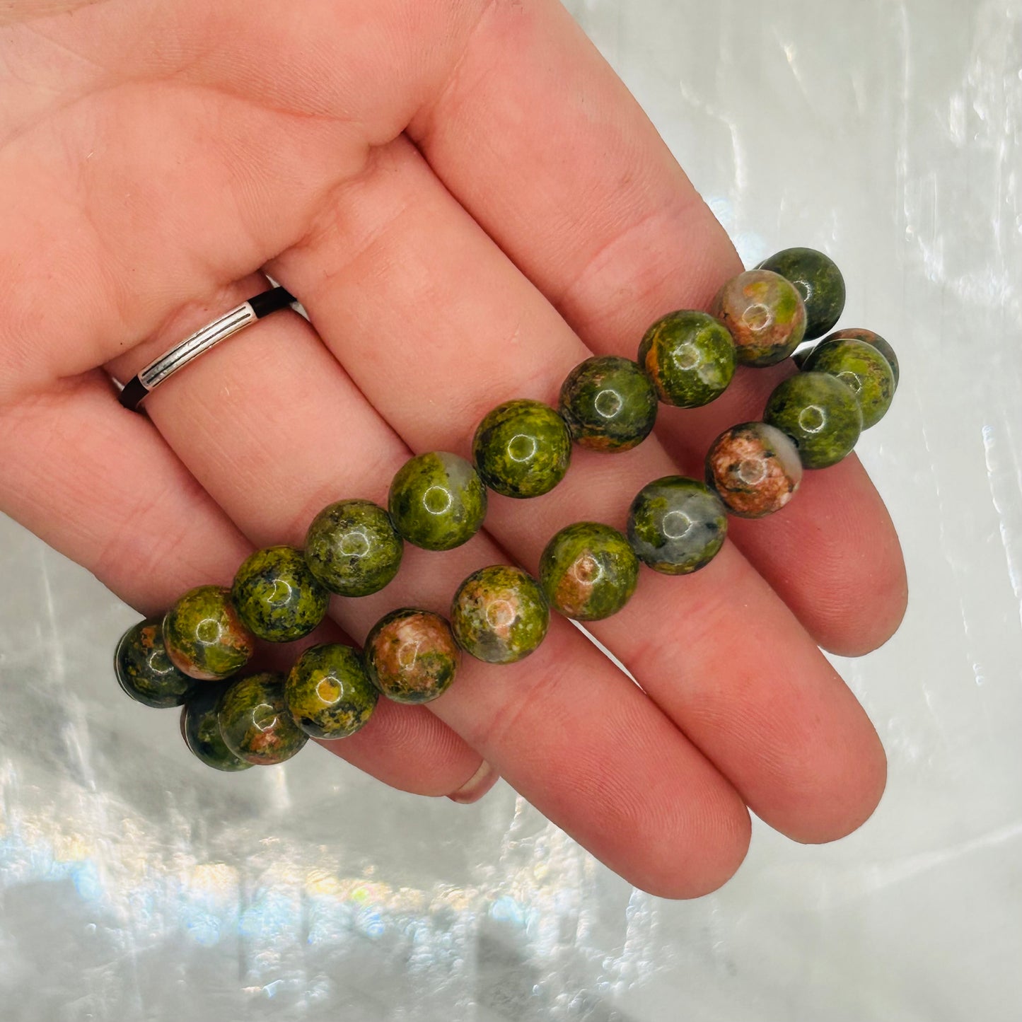 Unakite 8mm Bracelets