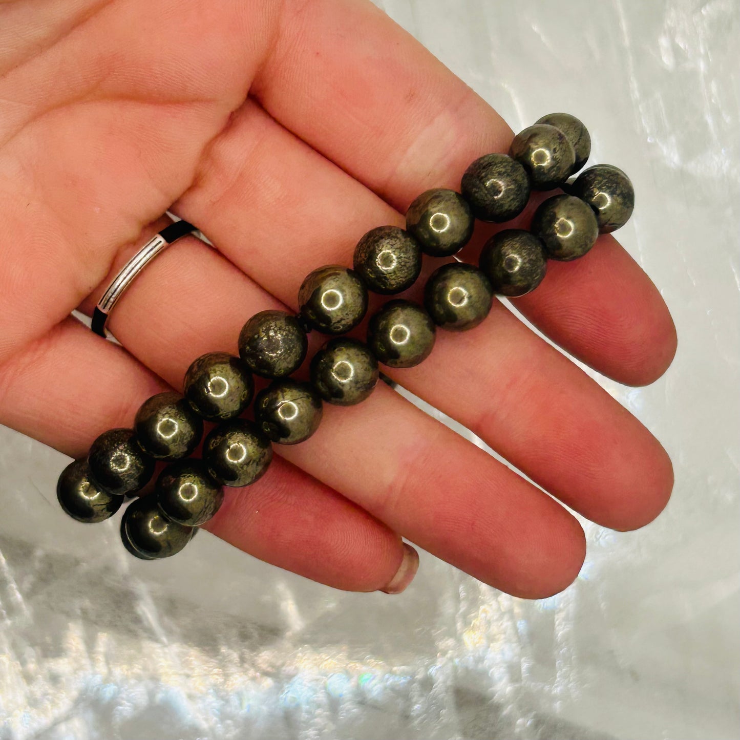Pyrite, 8mm Bracelet