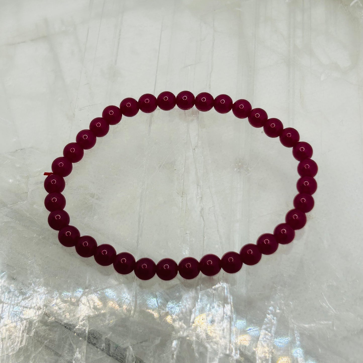 Ruby High Grade 6mm Bracelet