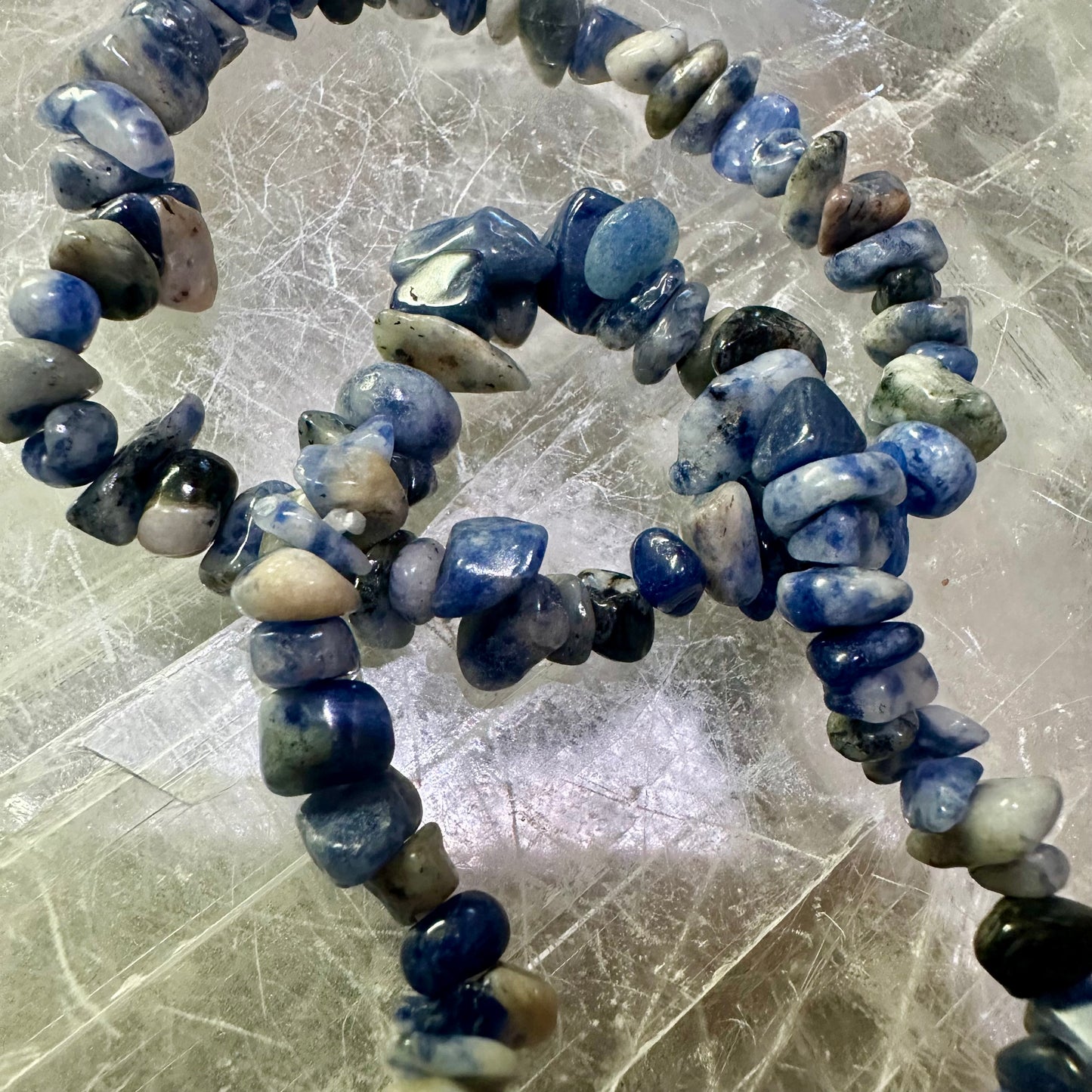 Sodalite Chipped Bracelets
