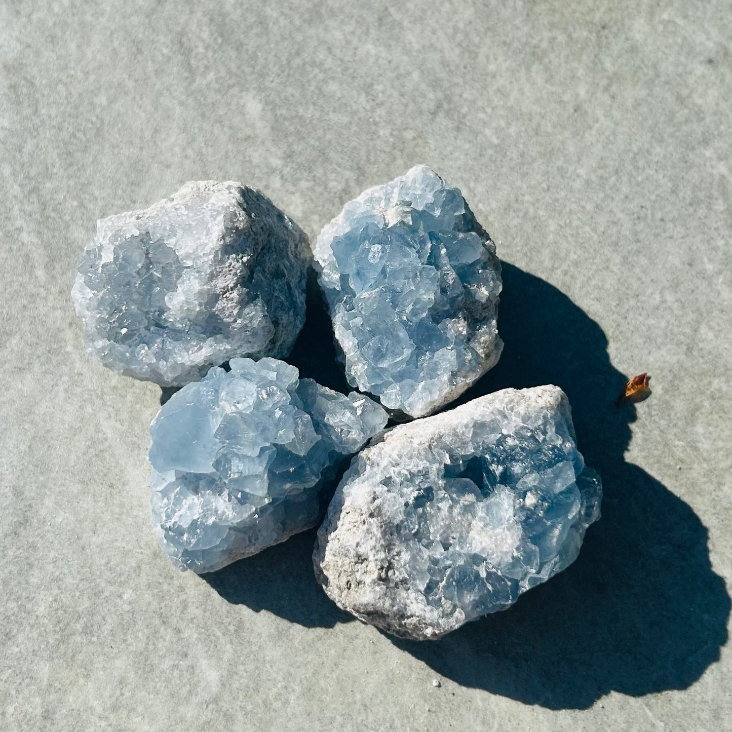 Raw Blue Celestitie