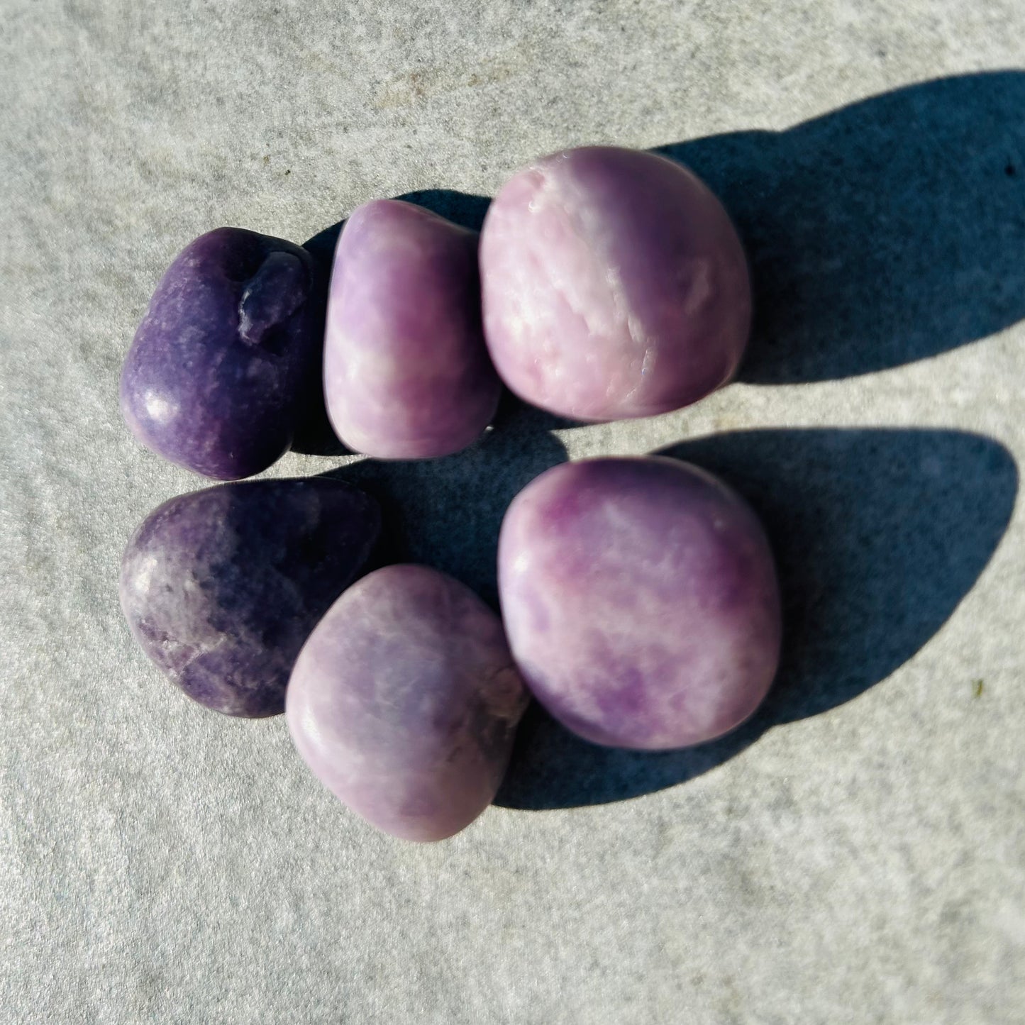 Lepidolite Tumbles