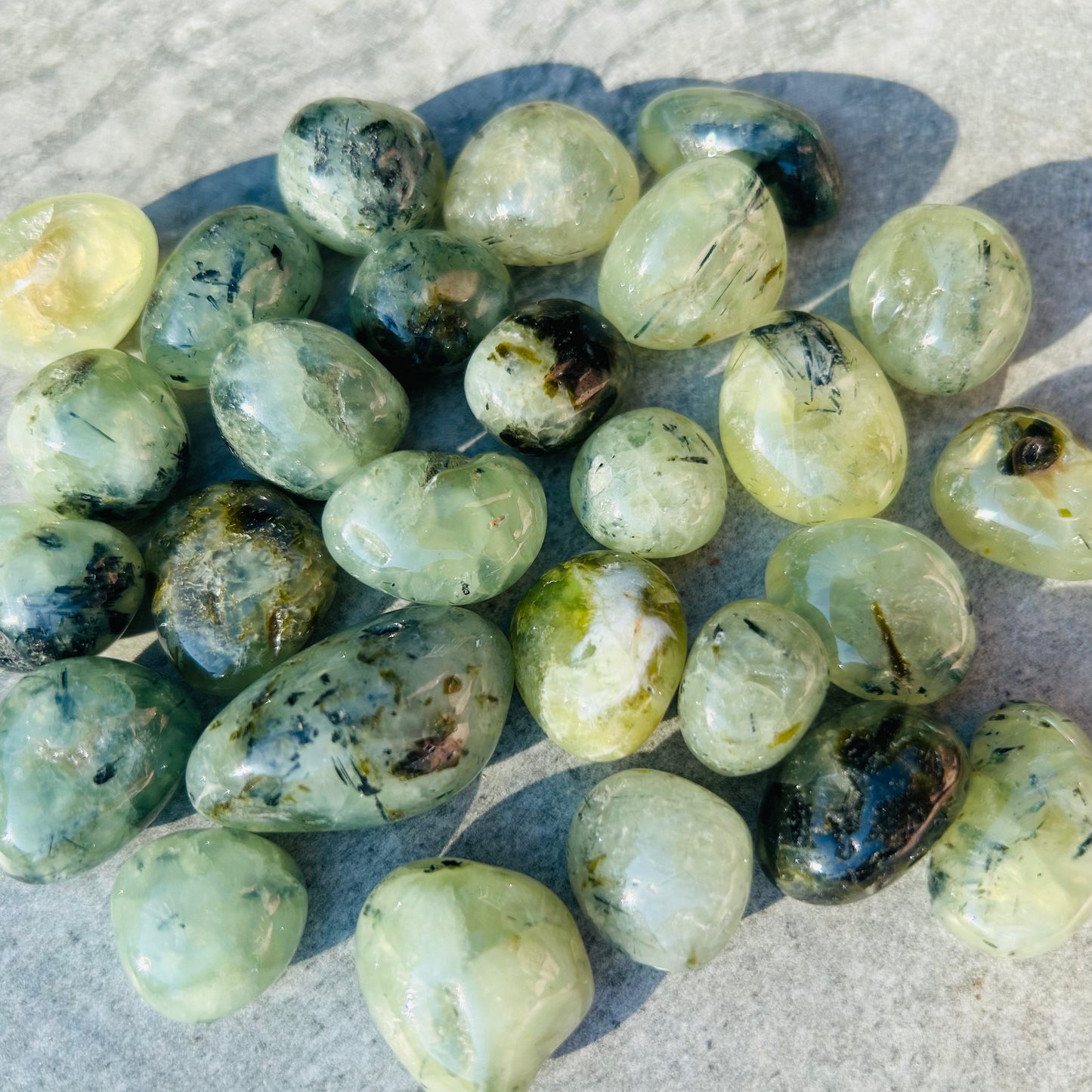 Prehnite Tumbles