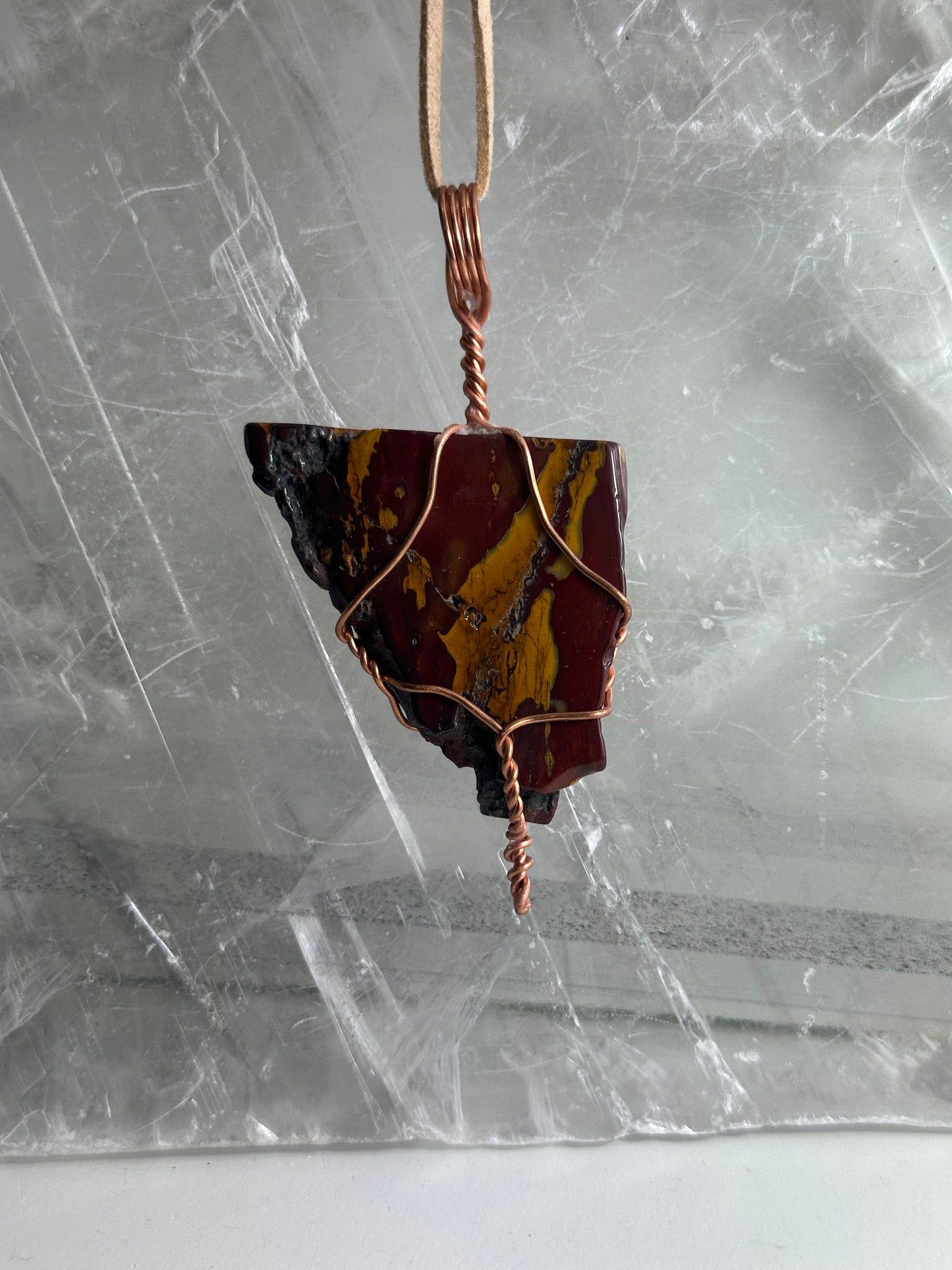 Lee's Makes - Mookaite Slab Pendant