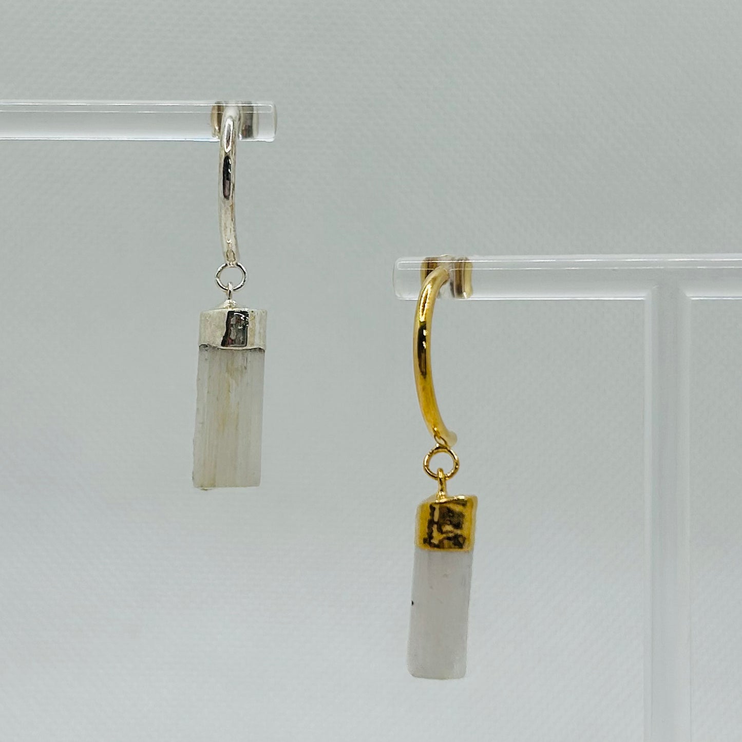 Selenite Dangly Earrings