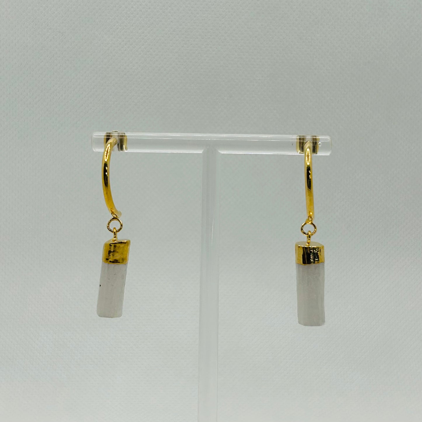 Selenite Dangly Earrings