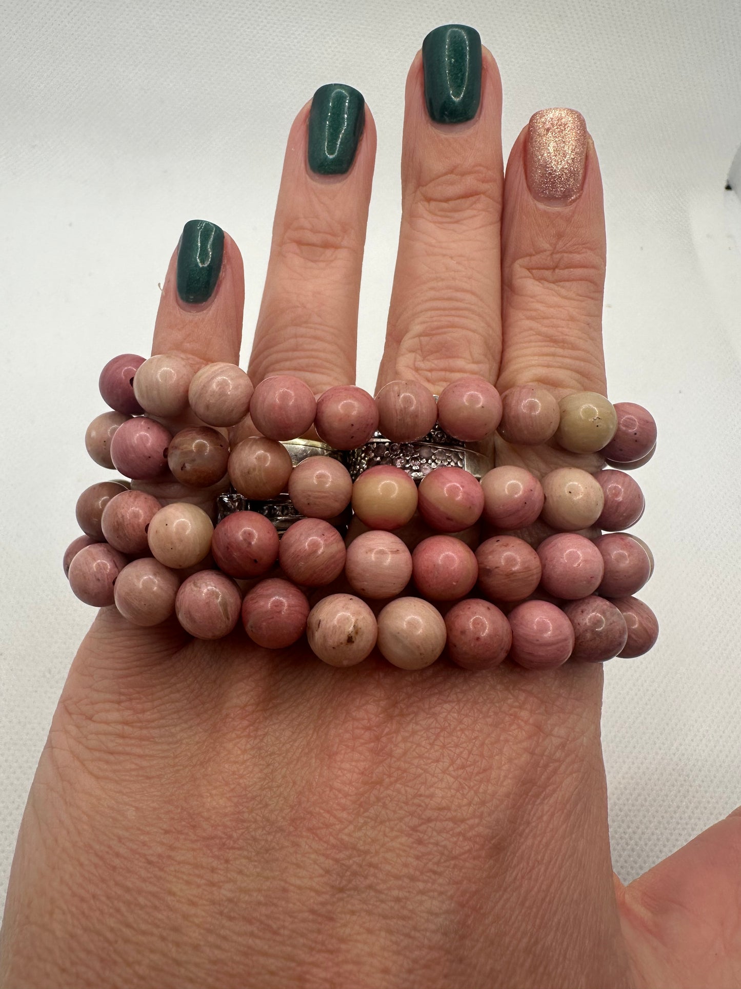 Thulite 8mm Bracelet