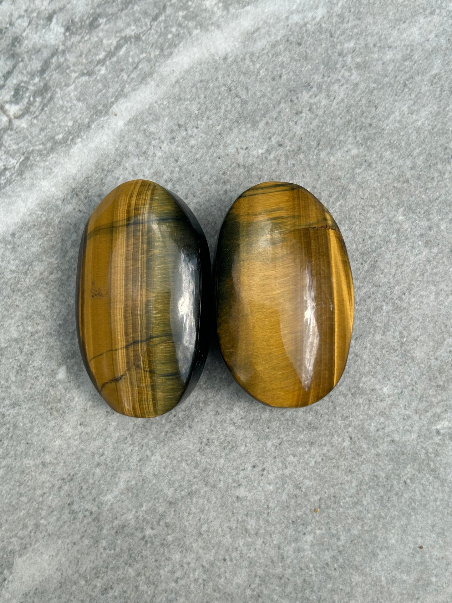 Large Blue Tigers Eye Palmstone