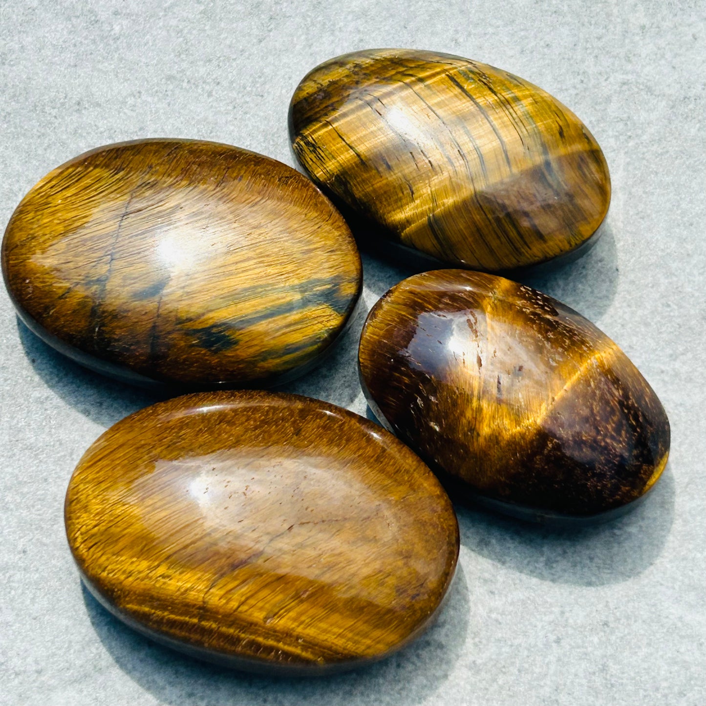 Blue Tigers Eye Palmstone