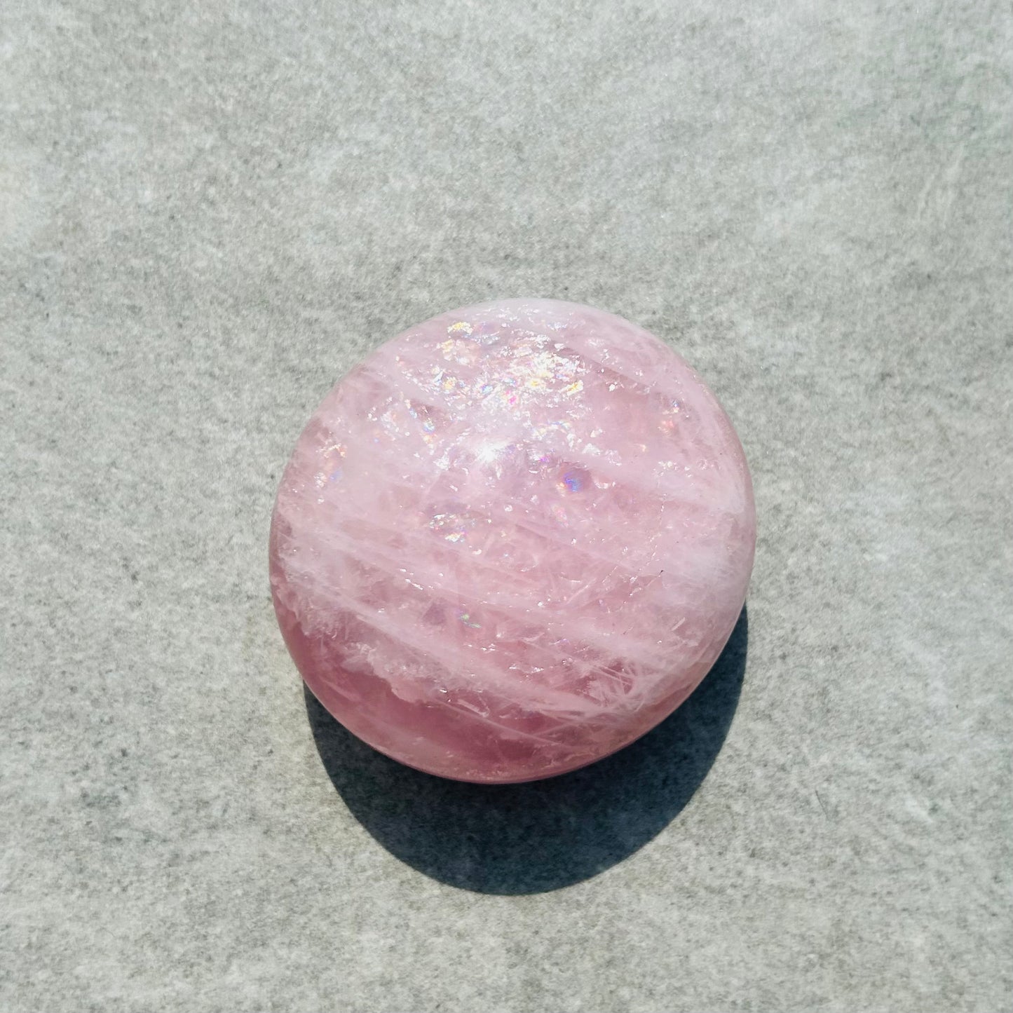 Large Rose Quartz Palmstone