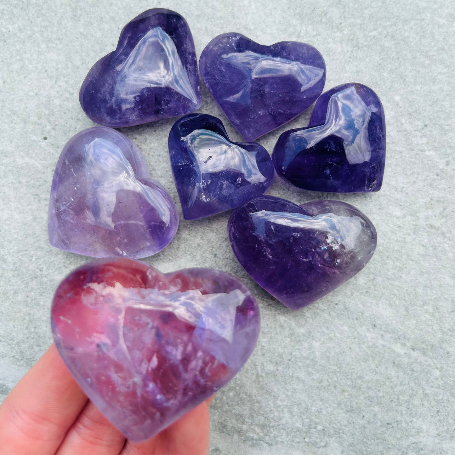 Dream Amethyst Heart