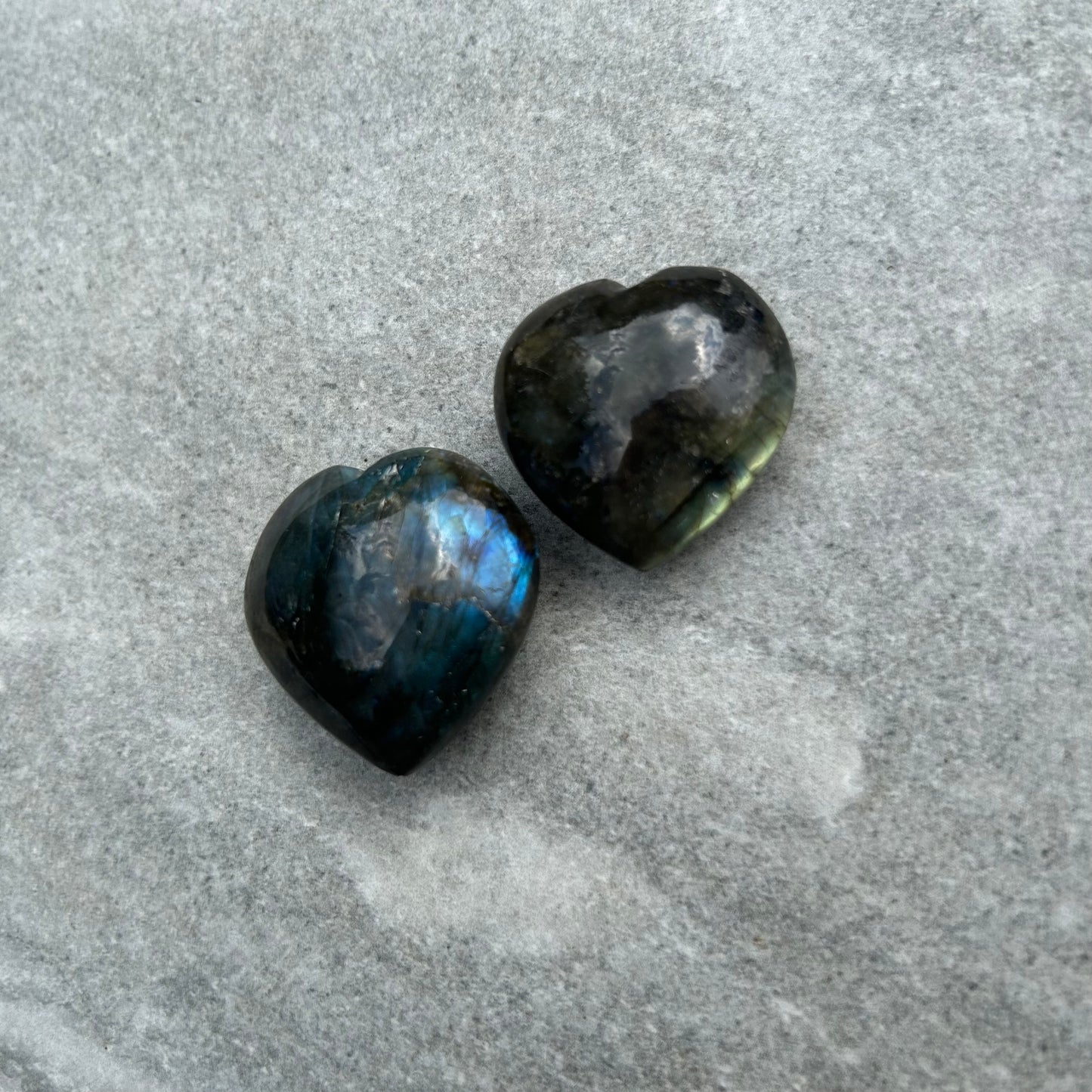 Labradorite Hearts