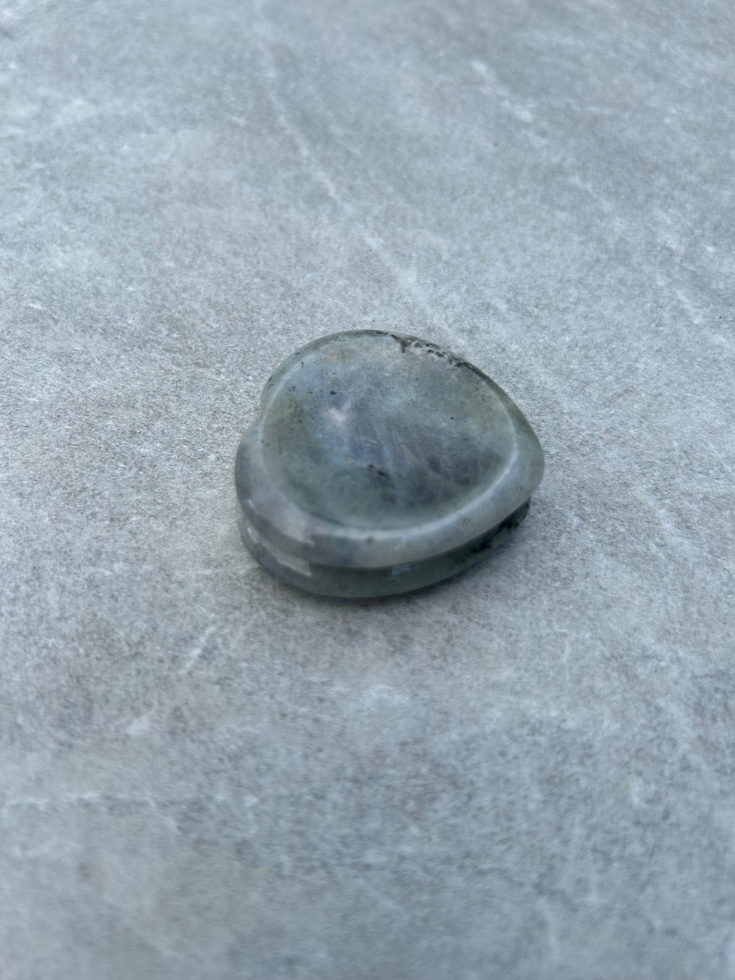 Labradorite Heart Worry Stone