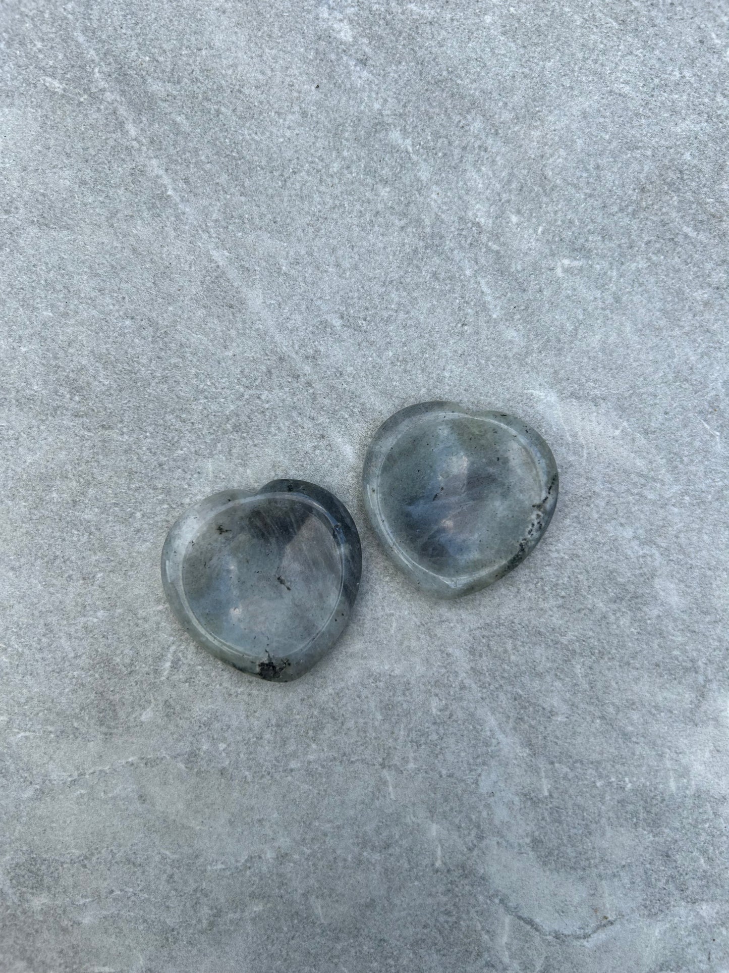 Labradorite Heart Worry Stone