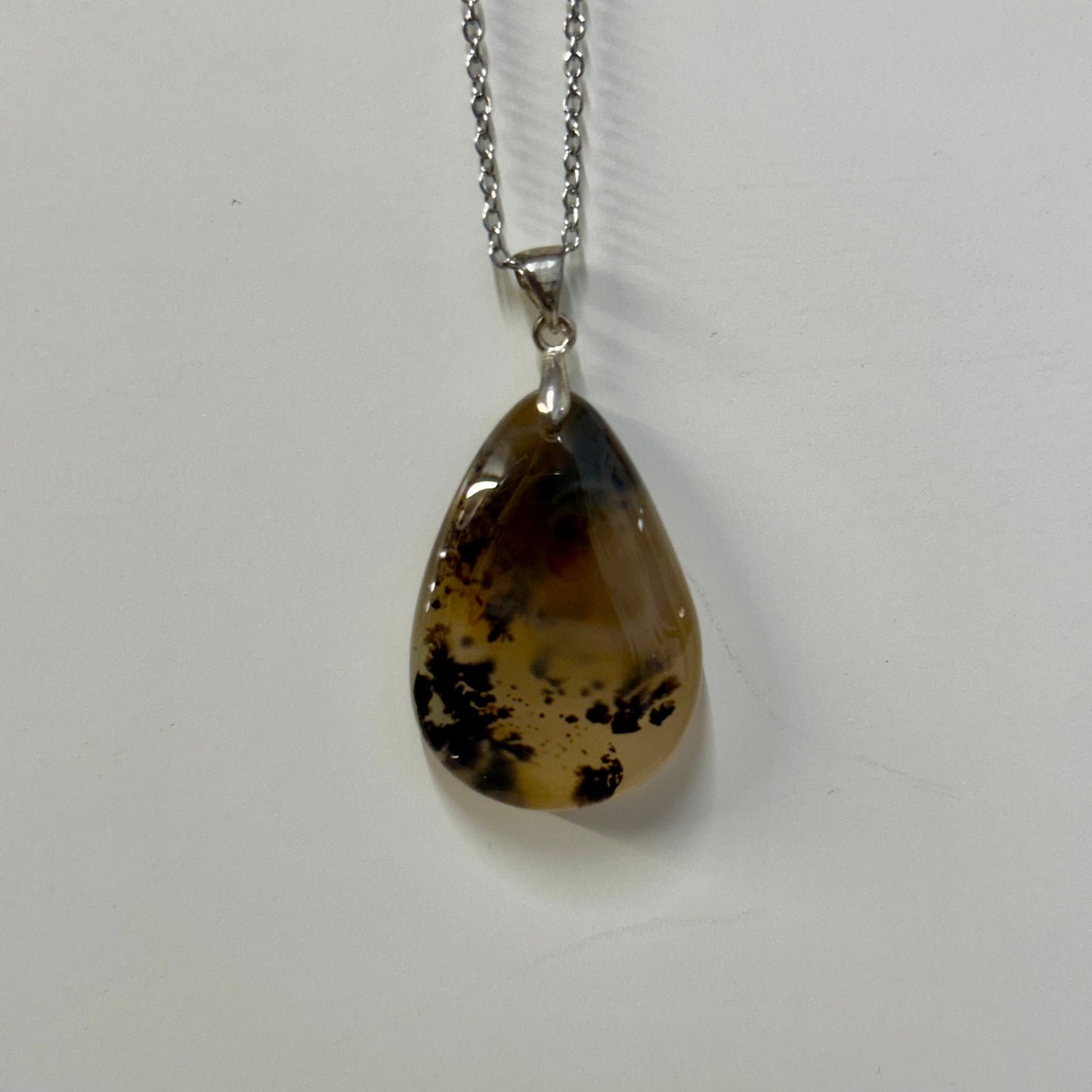 Dentick Agate 925 Silver Pendnat