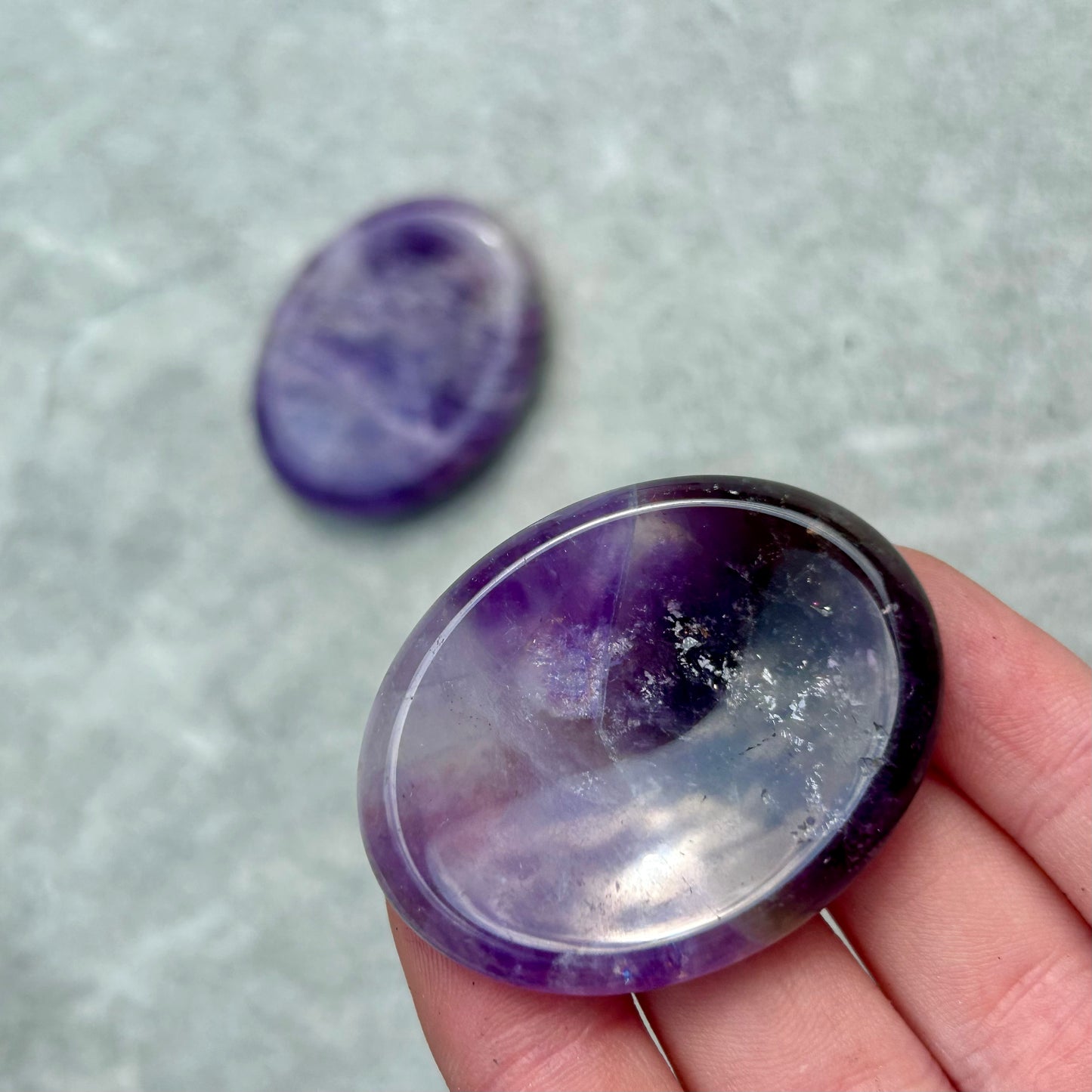 Dream Amethyst Oval Worry Stone