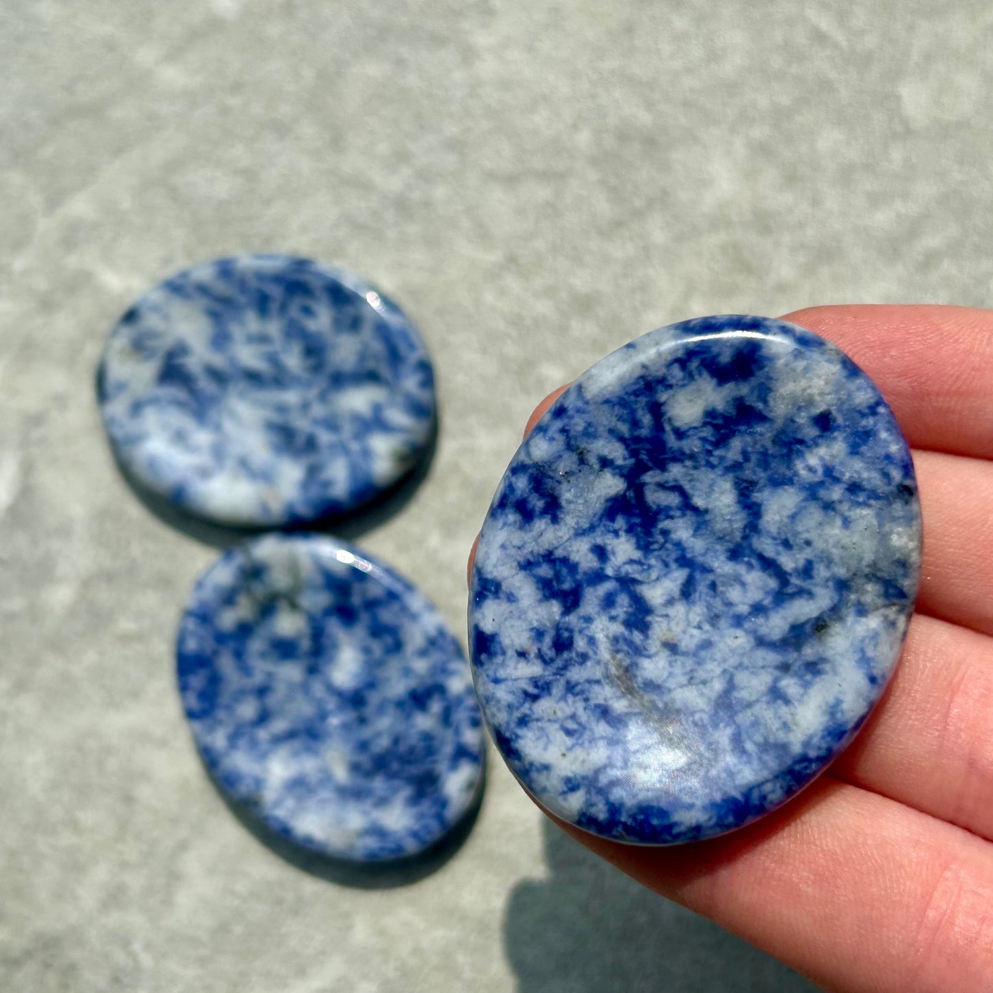 Sodalite Worry Stone Style 2