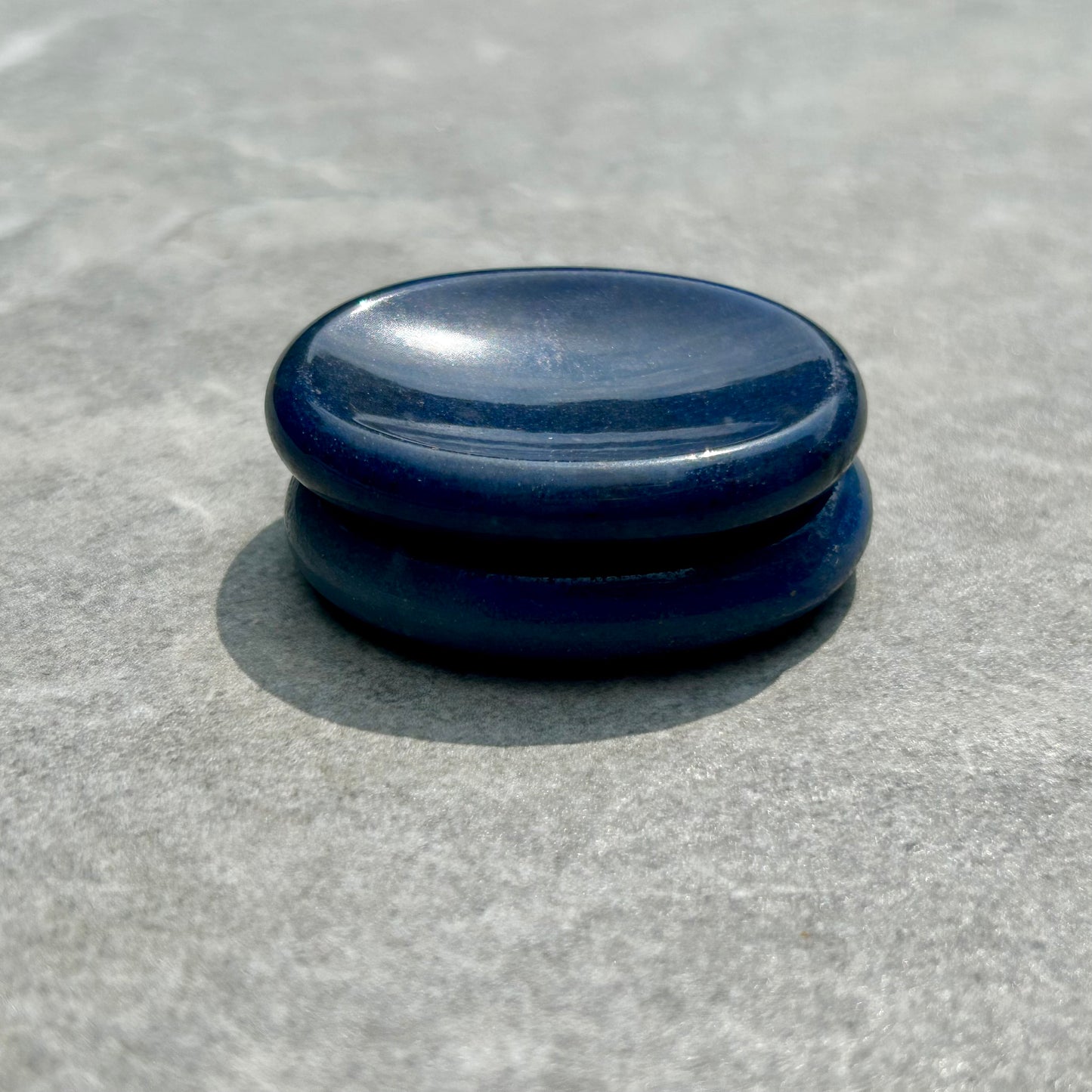 Blue Aventurine Oval Worry Stone