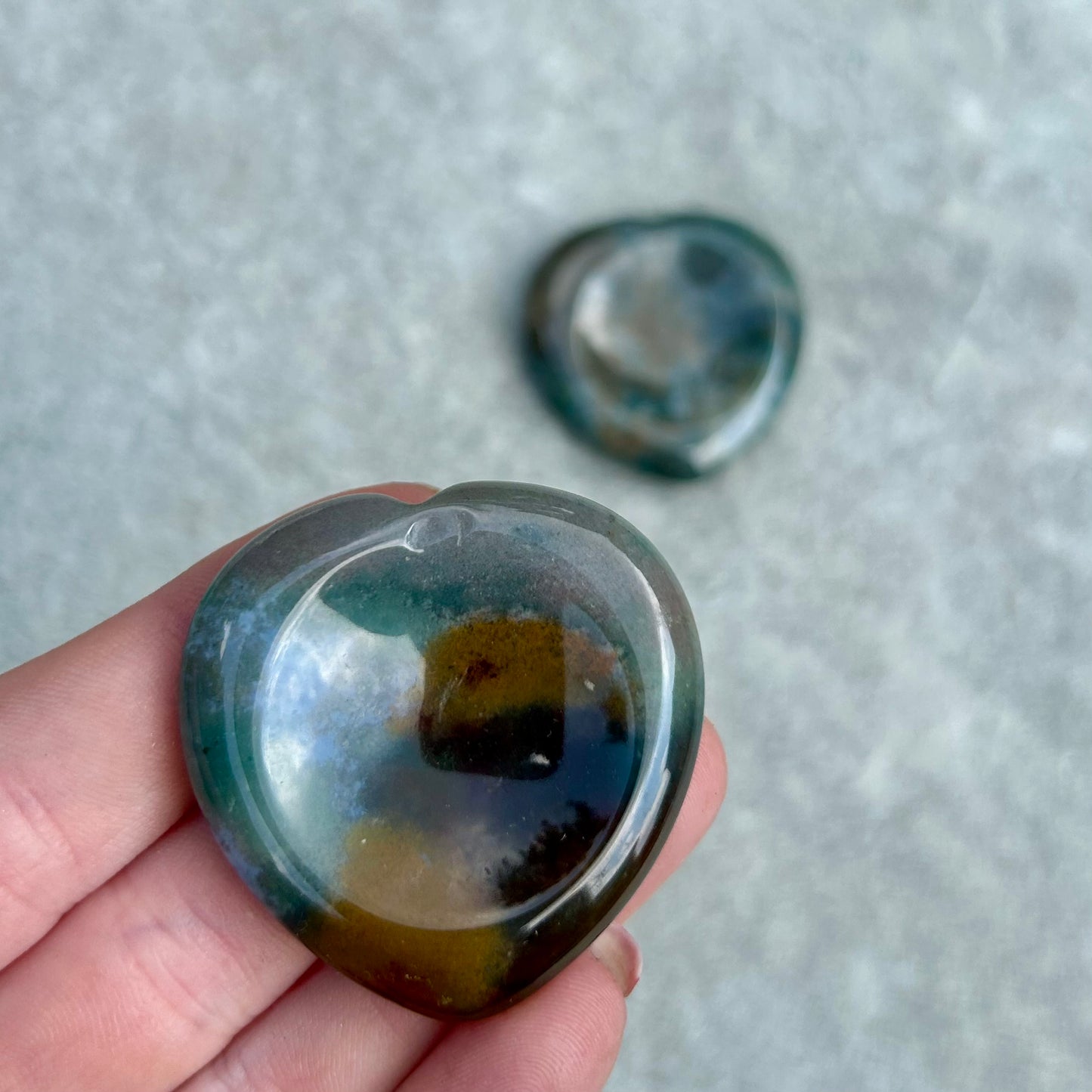 Dragon Blood Heart Worry Stone