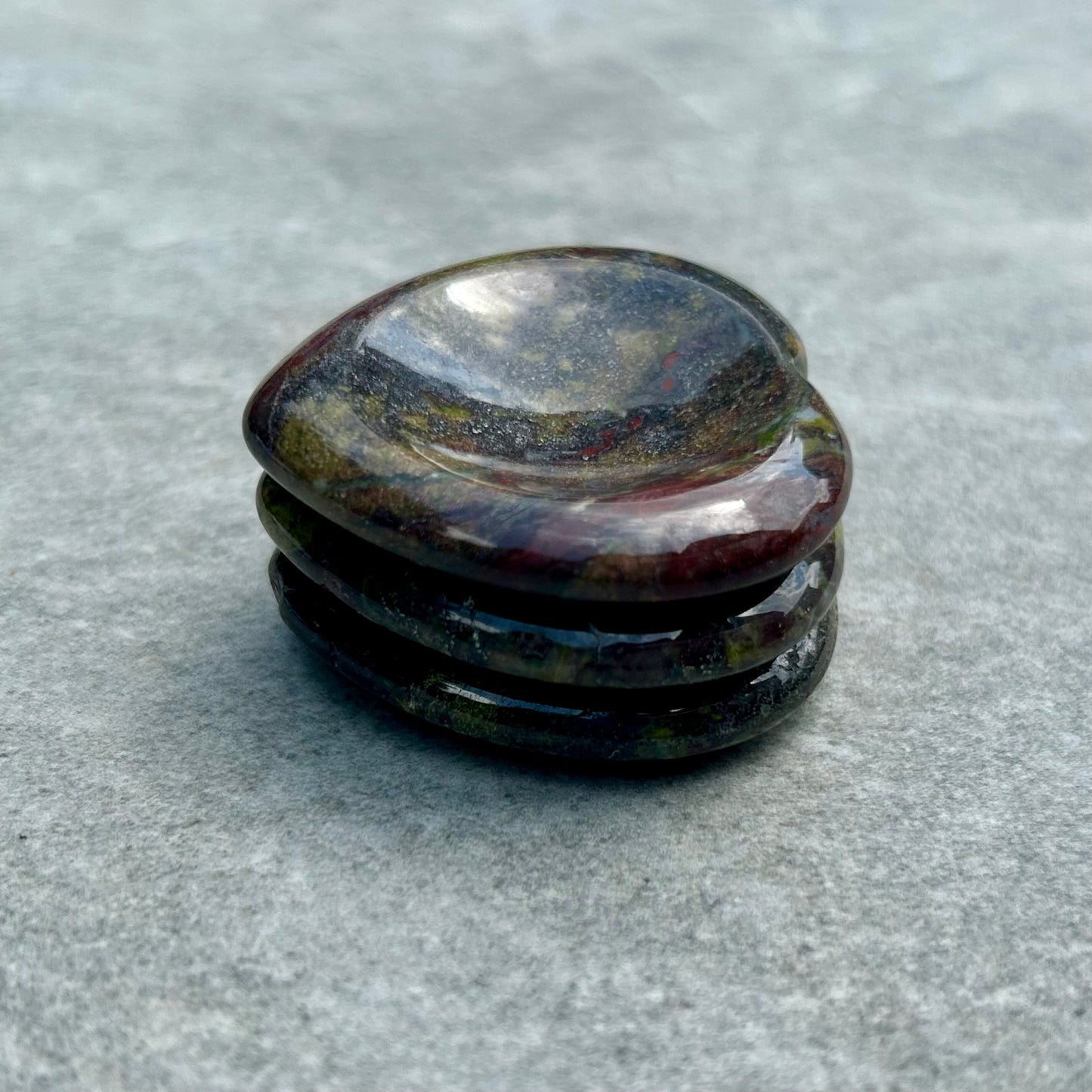 Dragons Blood Heart Worry Stone