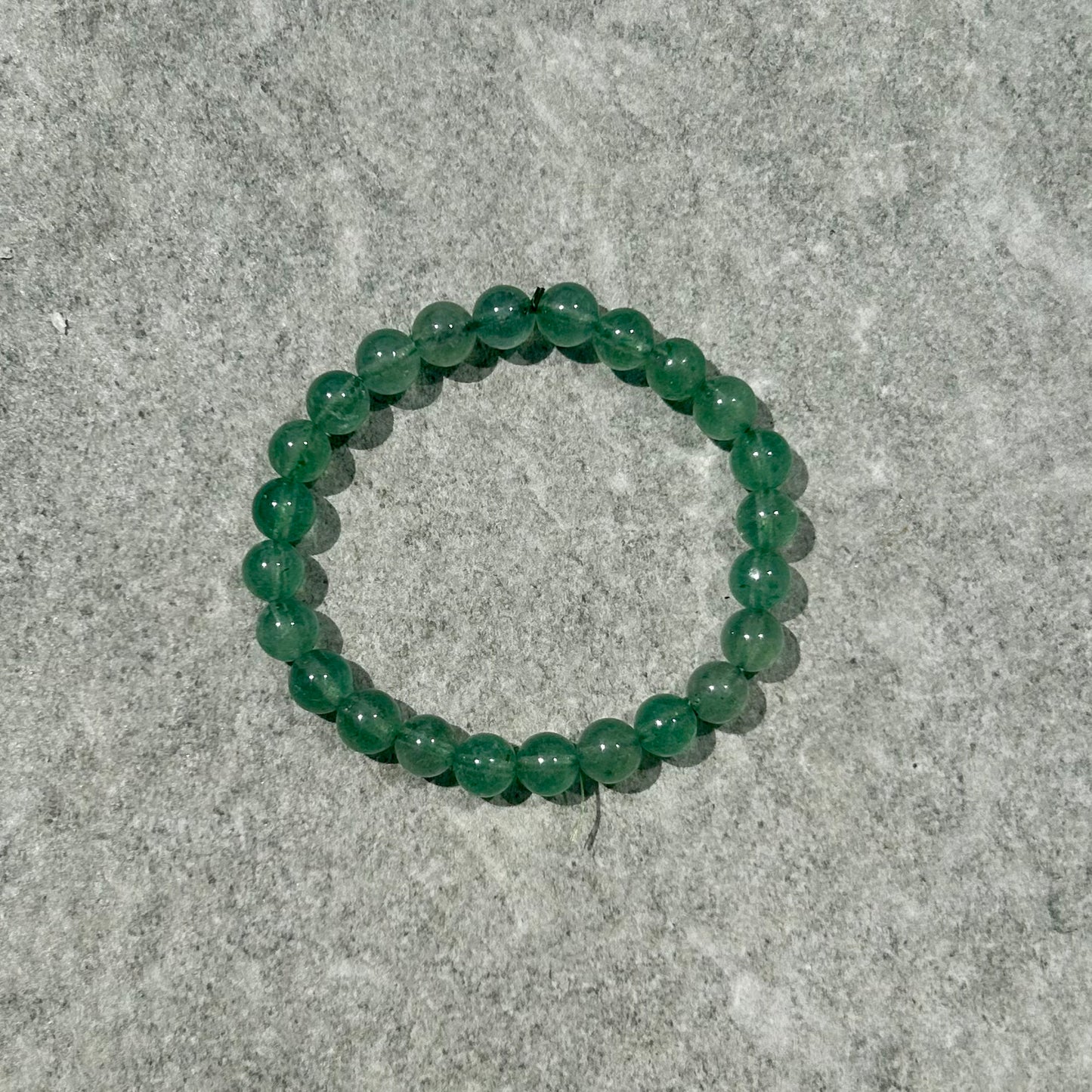 Green Strawberry Quartz 8mm Bracelet