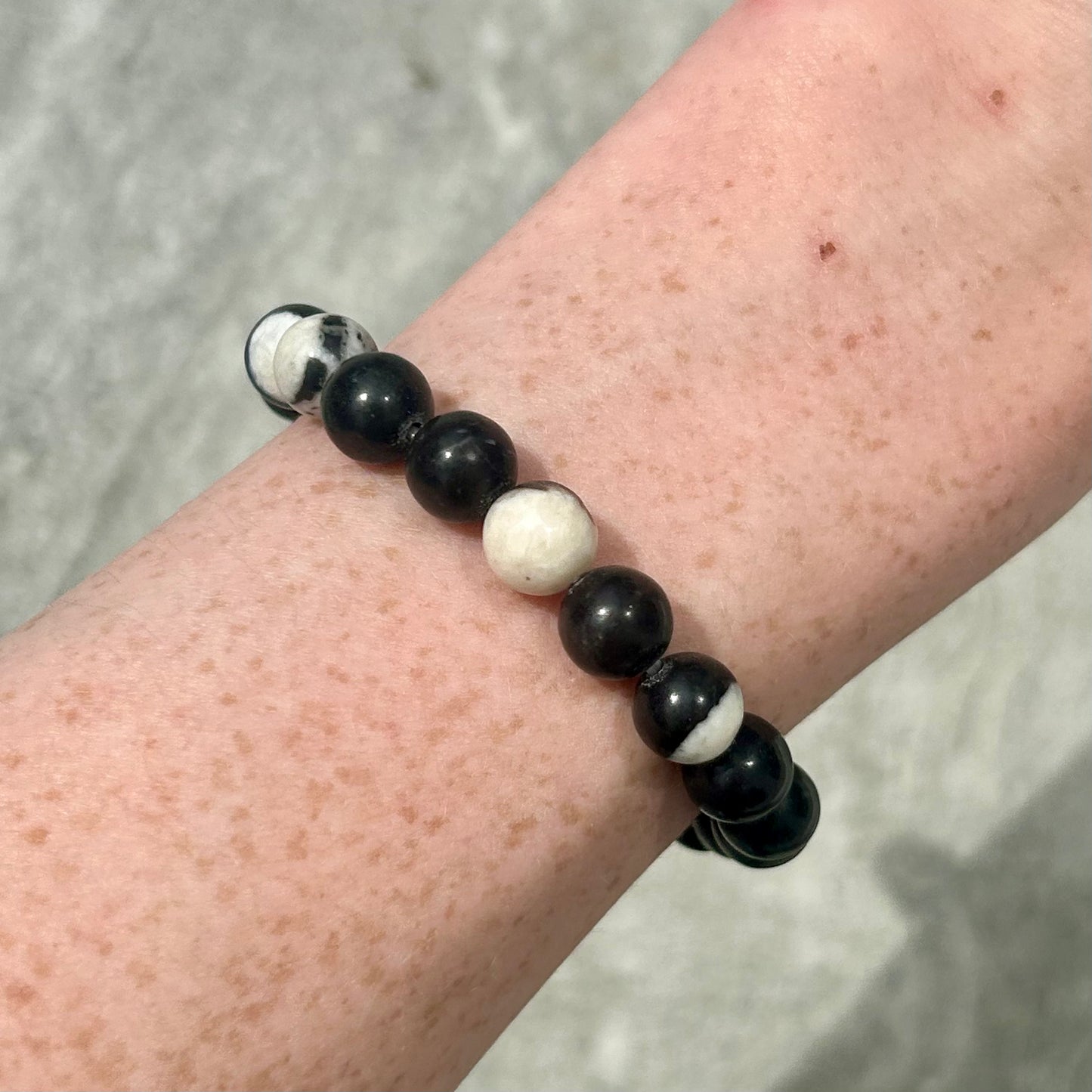 Zebra Jasper Bracelet 8mm
