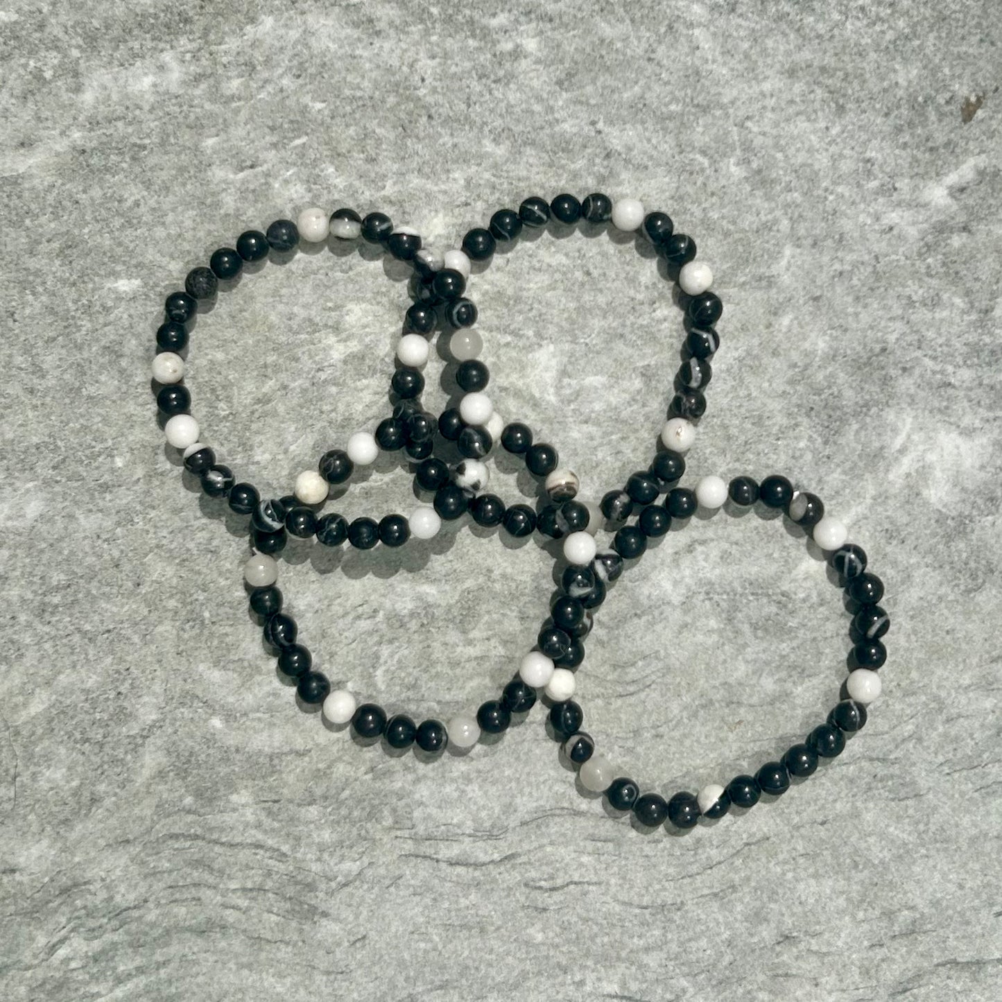 Zebra Jasper Bracelet 6mm