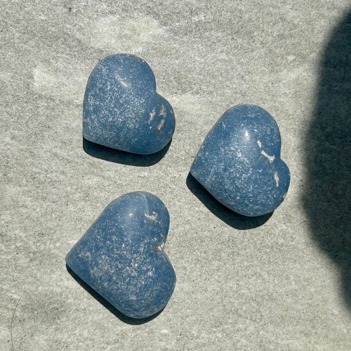 Angelite heart