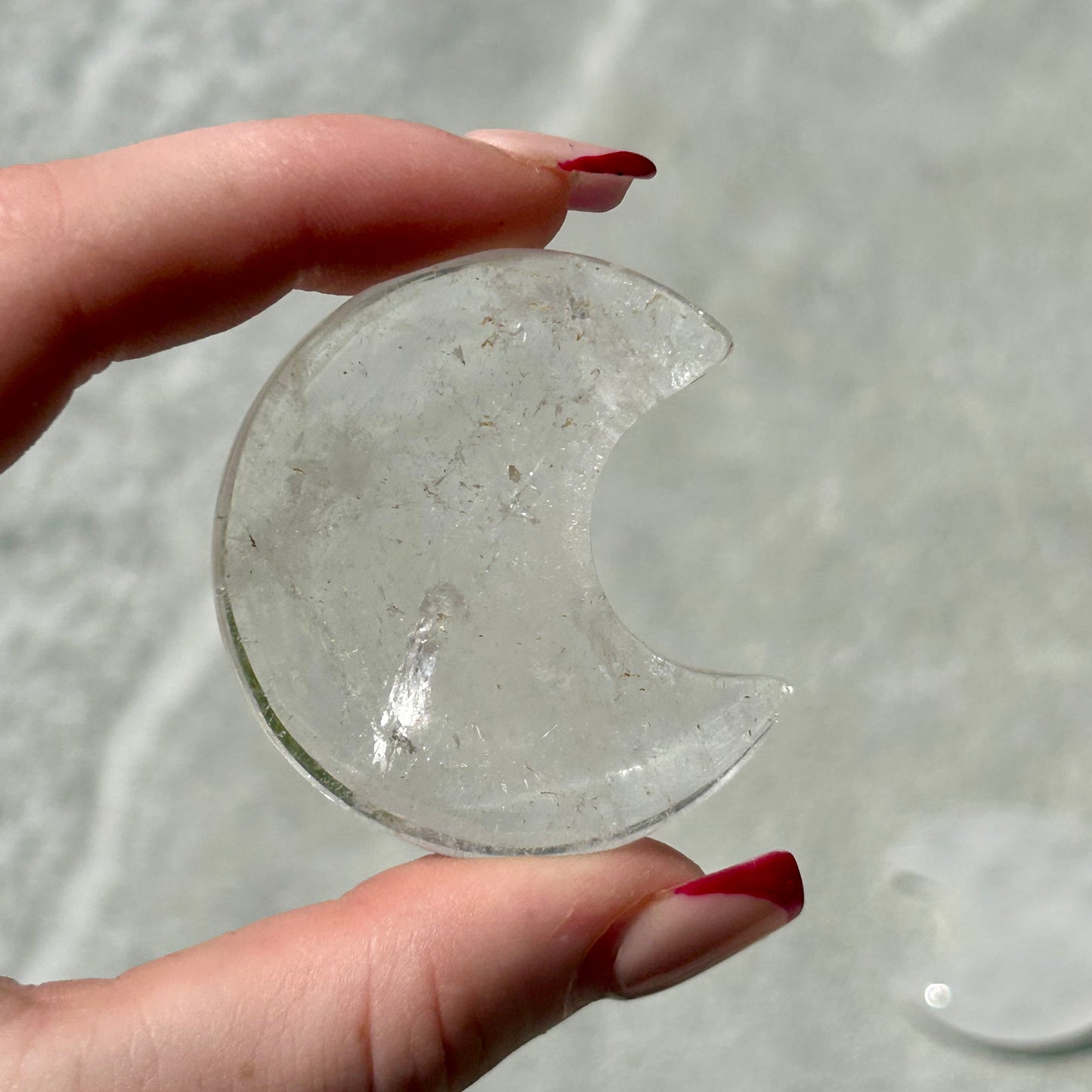 Clear Quartz Moon