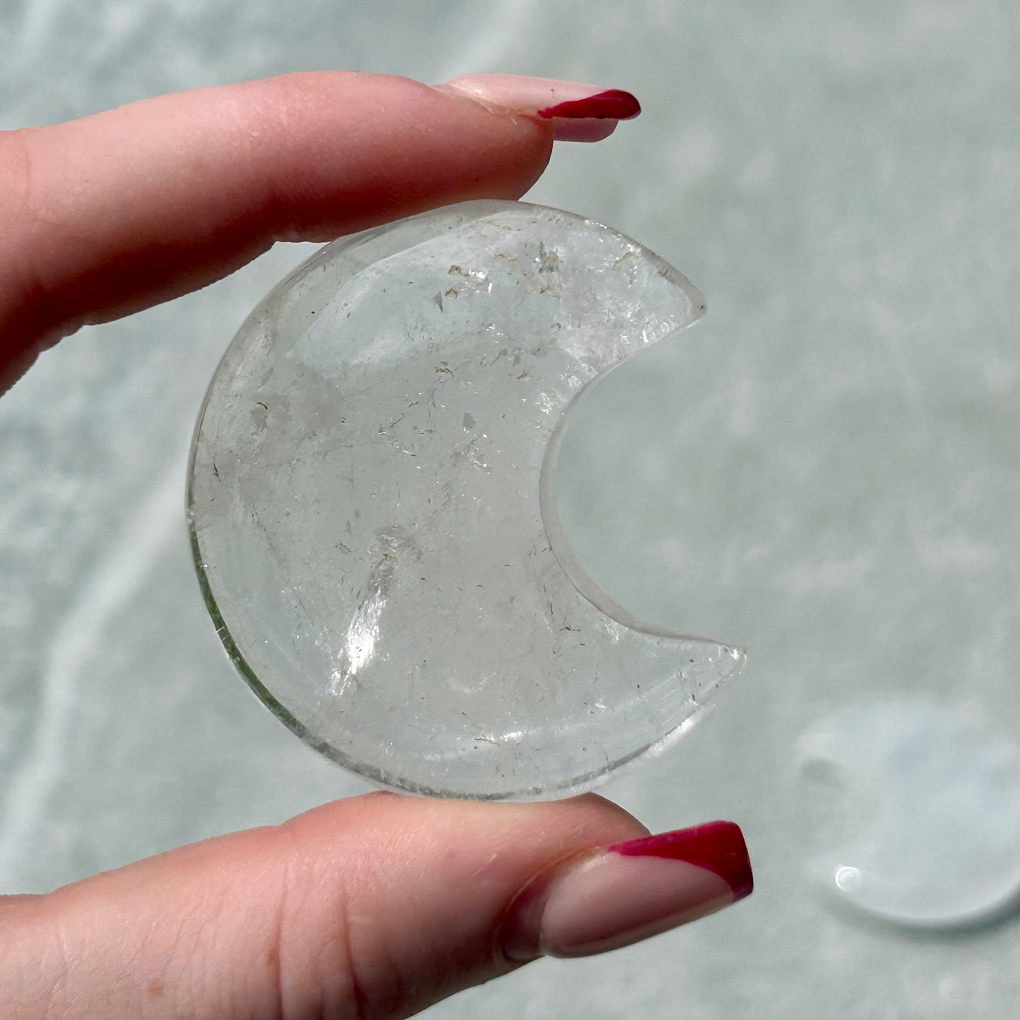 Clear Quartz Moon
