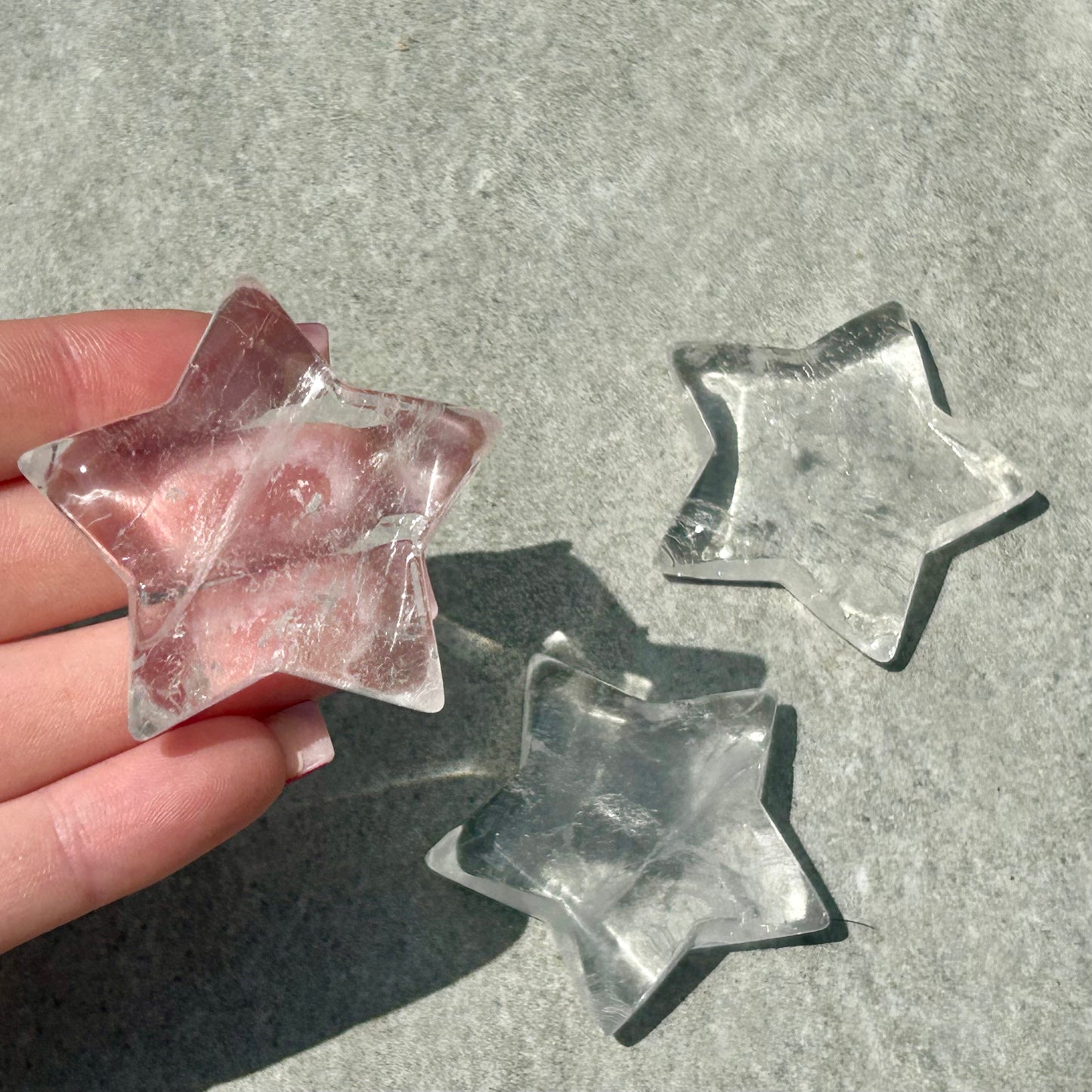 Clear Quartz Stars