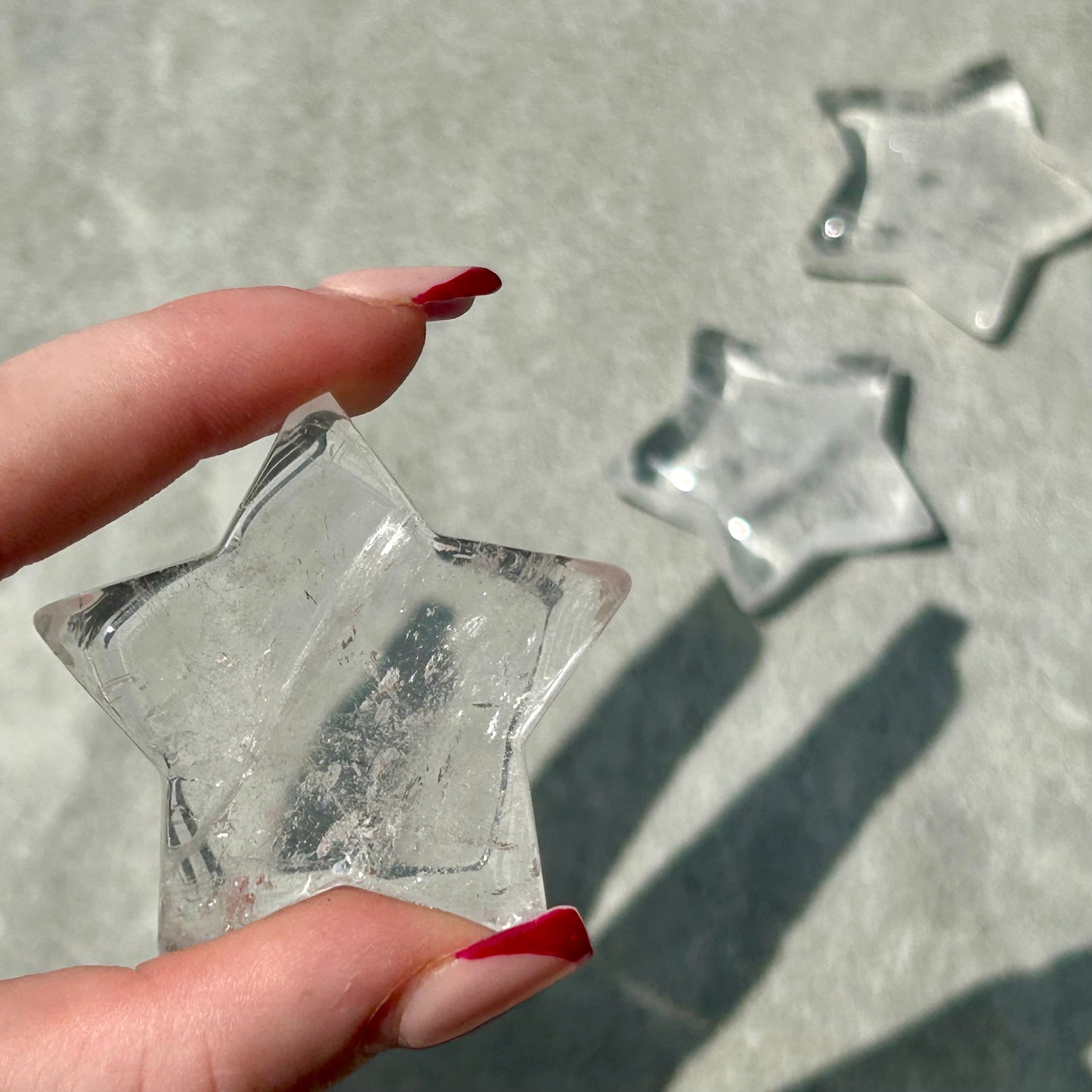 Clear Quartz Stars