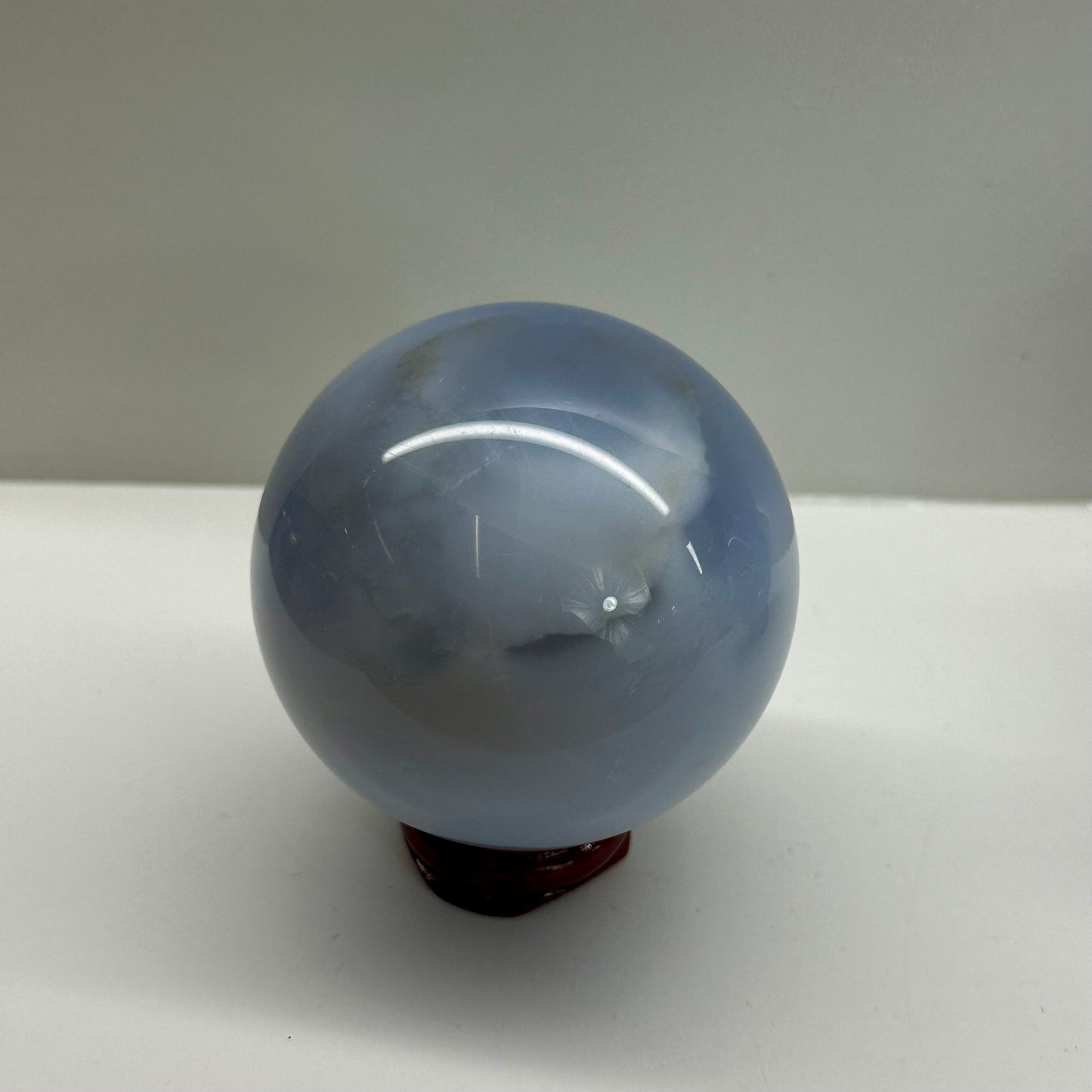 Blue Chalcedony Spheres