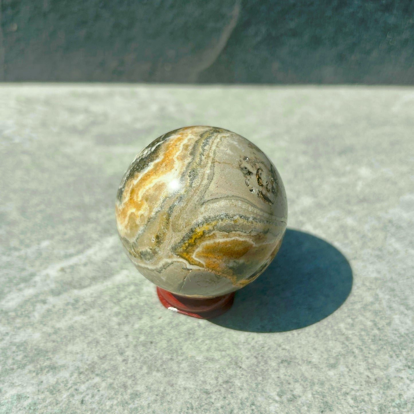 Bumble Bee Jasper Sphere