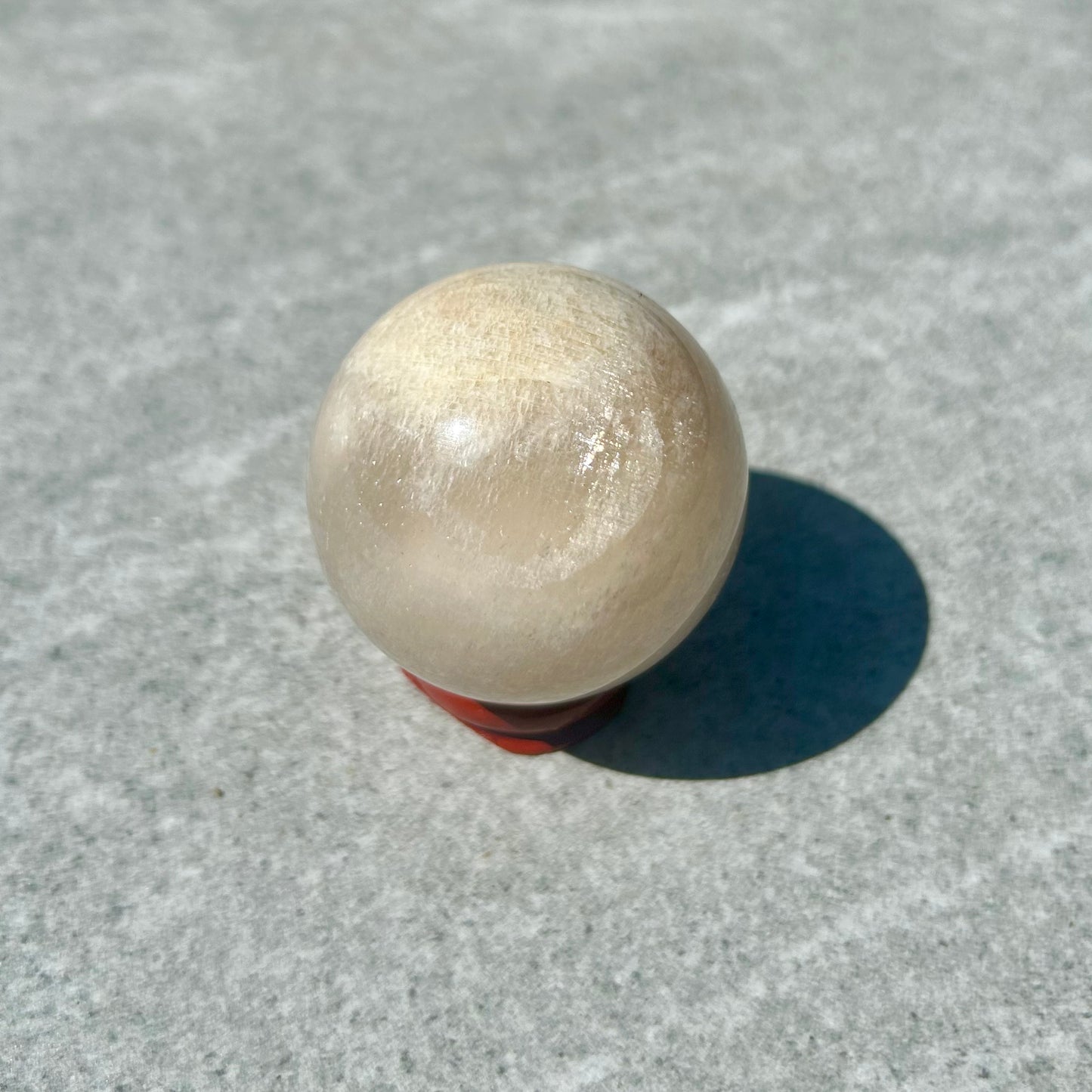 White Moonstone Sphere
