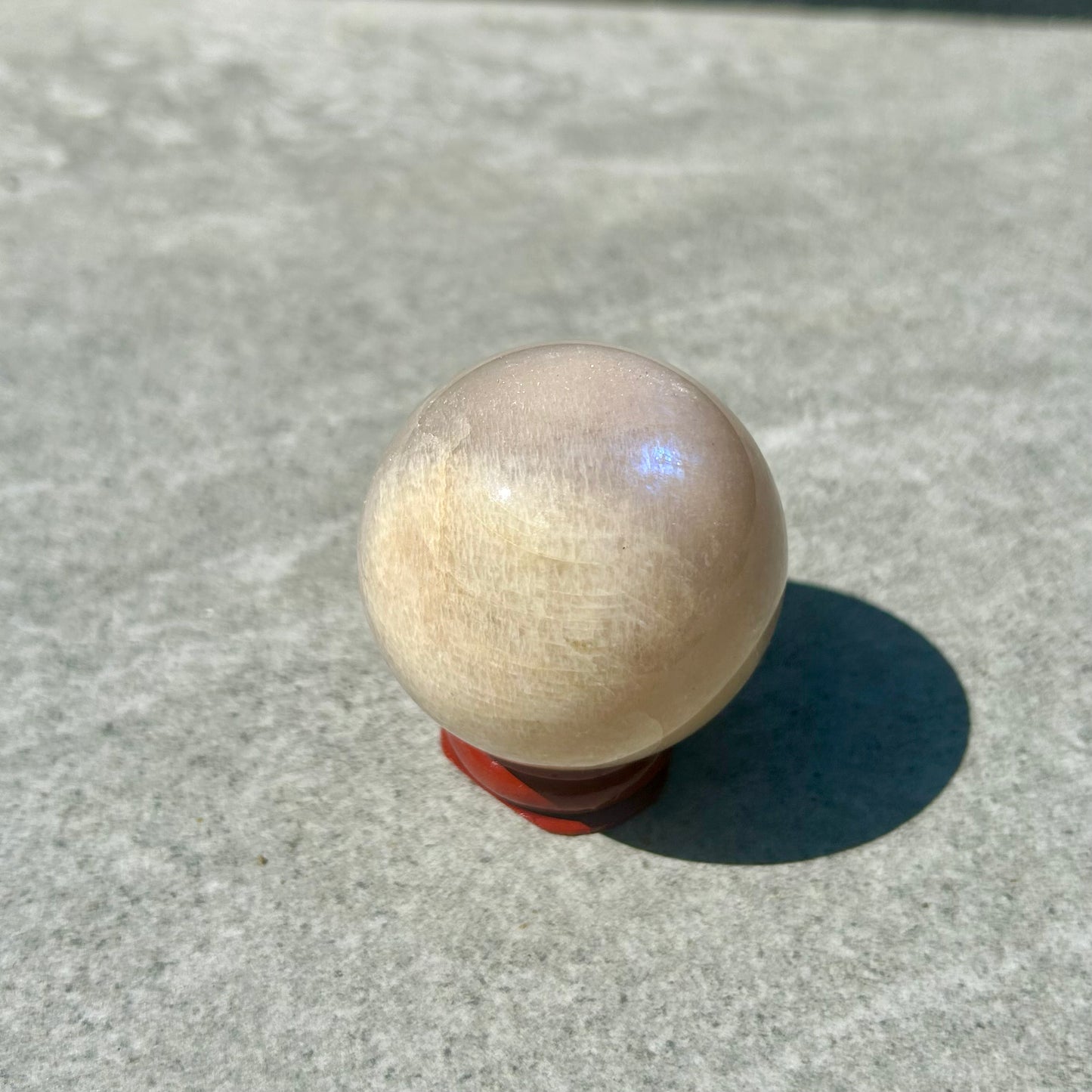 White Moonstone Sphere