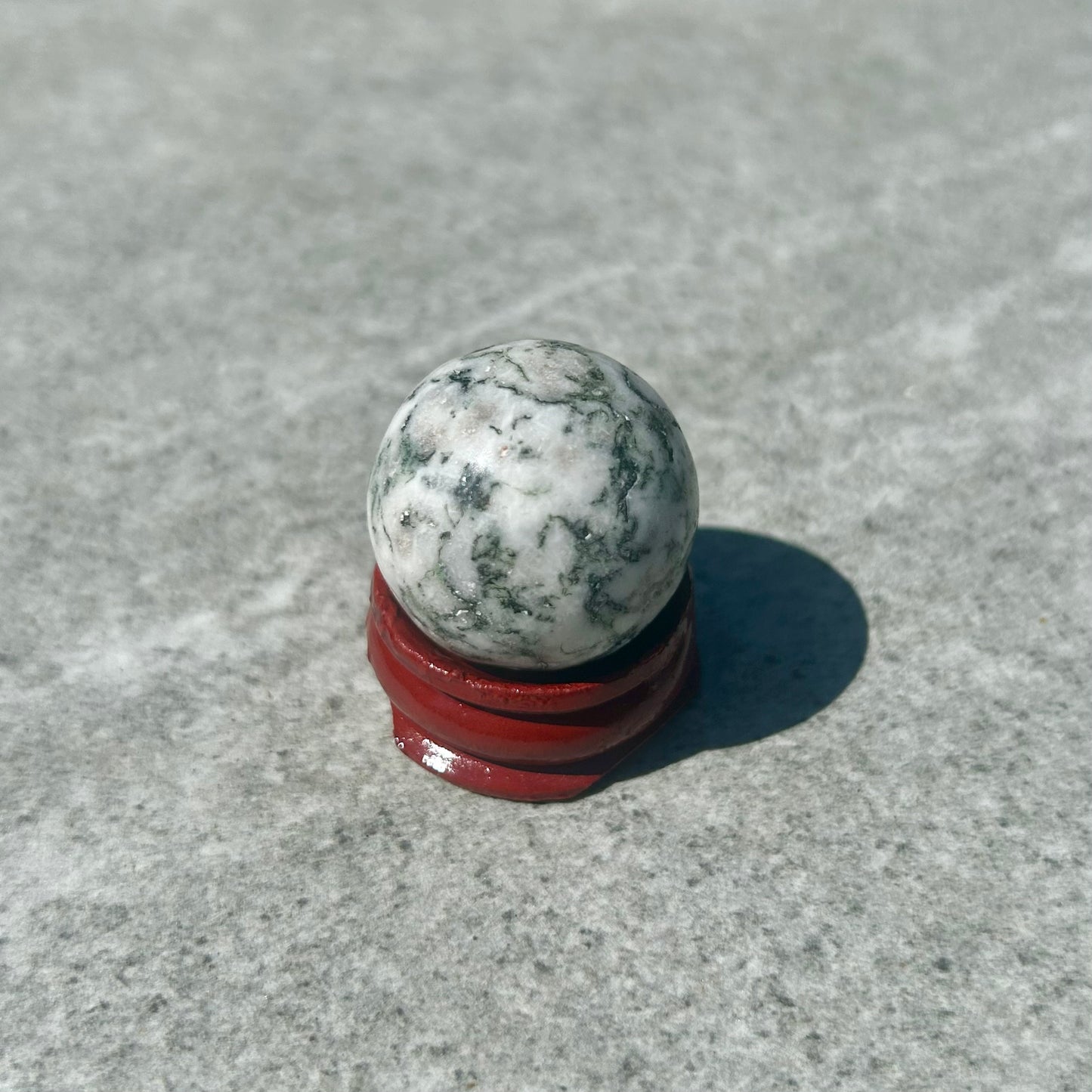 Tree Agate Mini Sphere