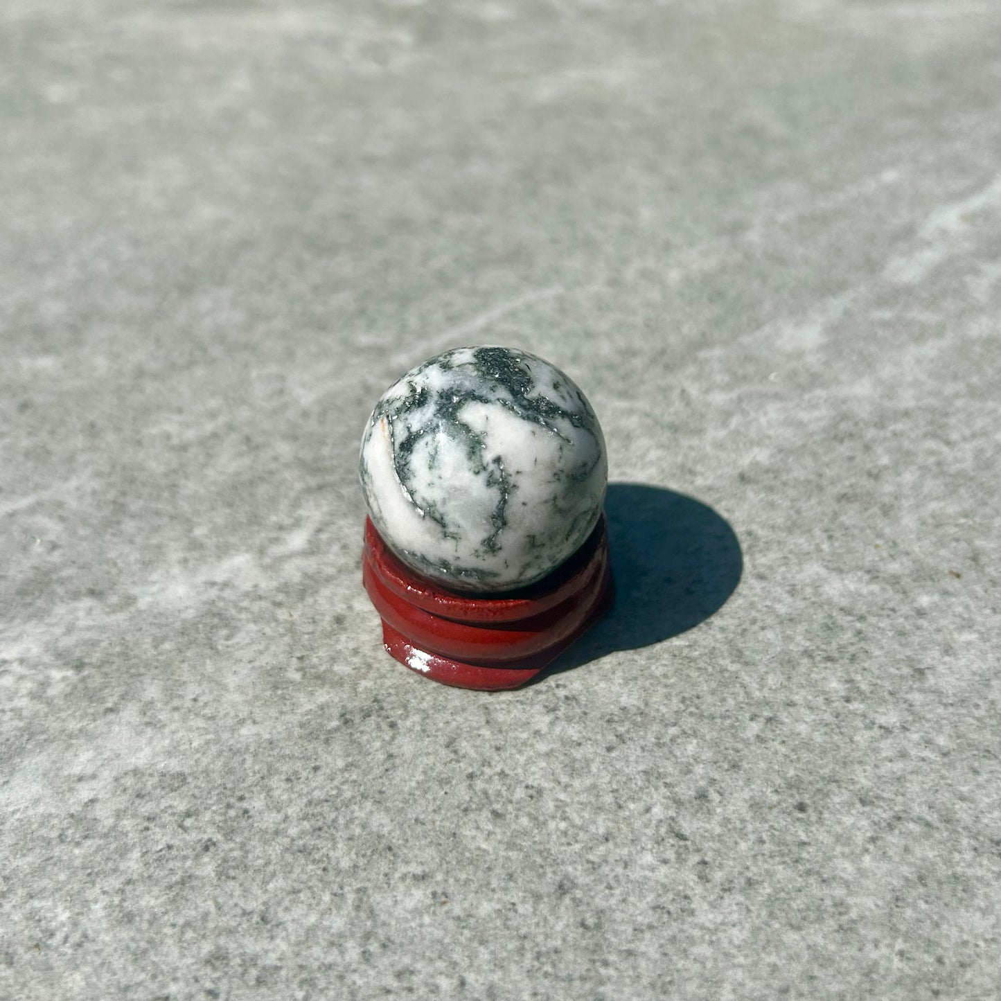 Tree Agate Mini Sphere
