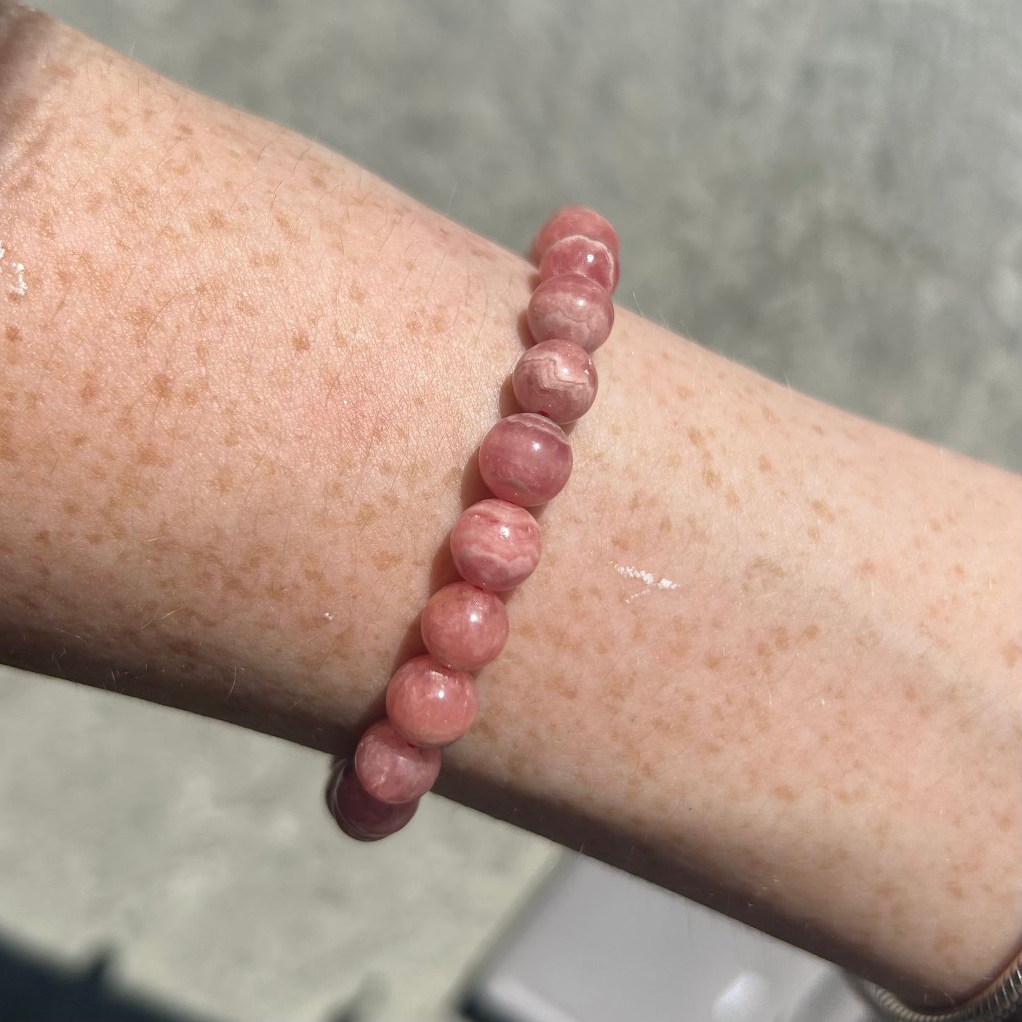 Rhodacrosite Bracelet 6mm