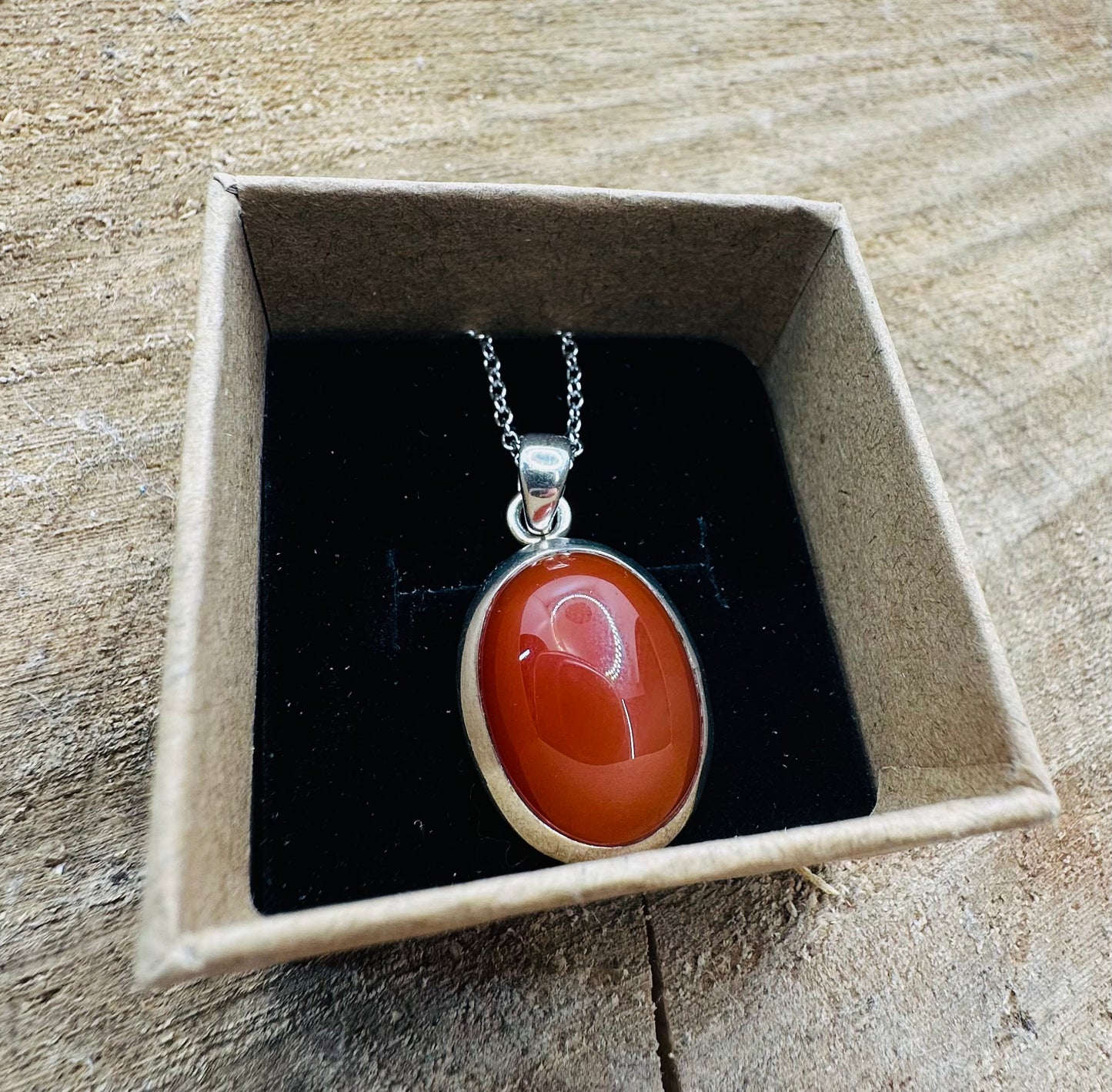 925 Carnelian Pendant