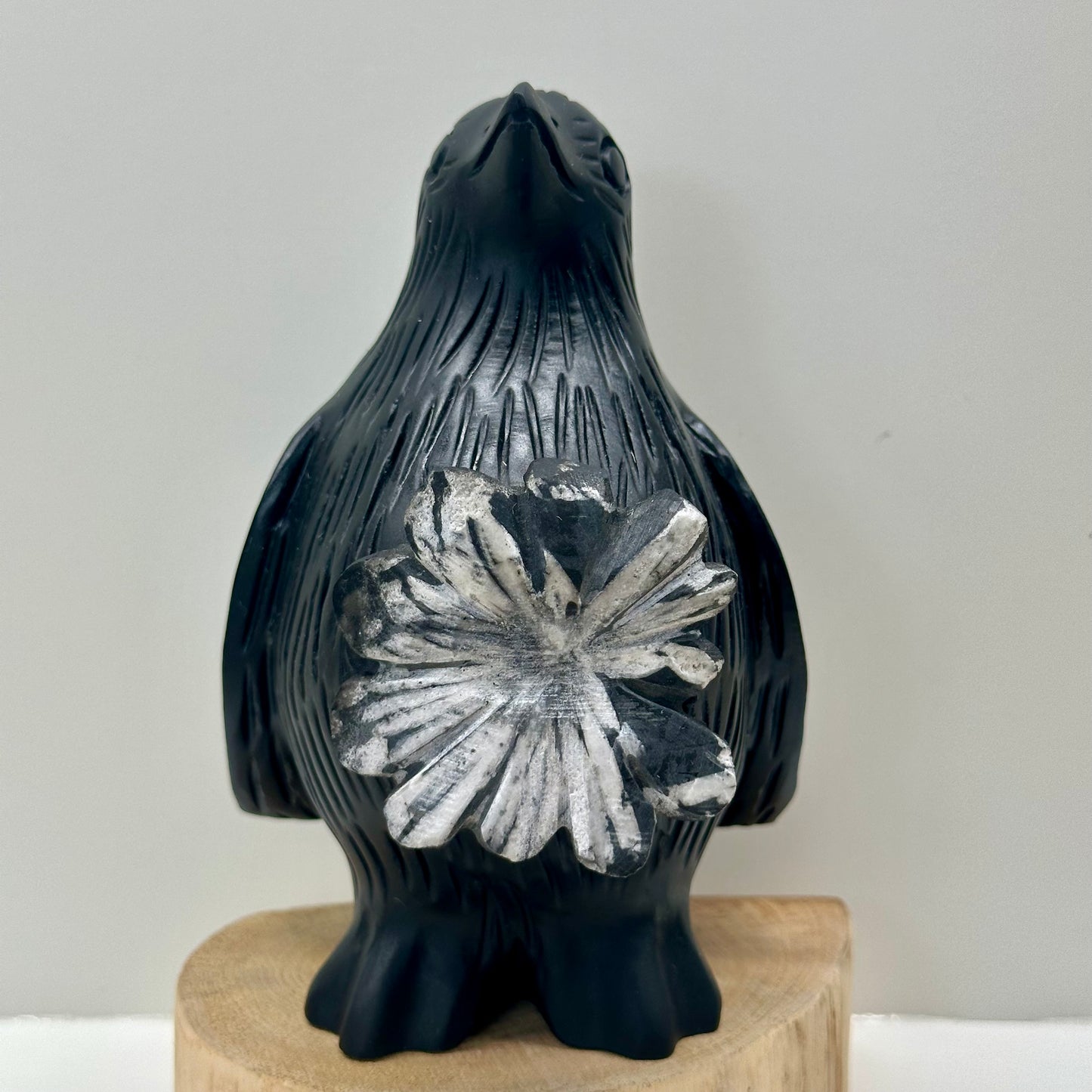 Chrysanthemum Bird Carving