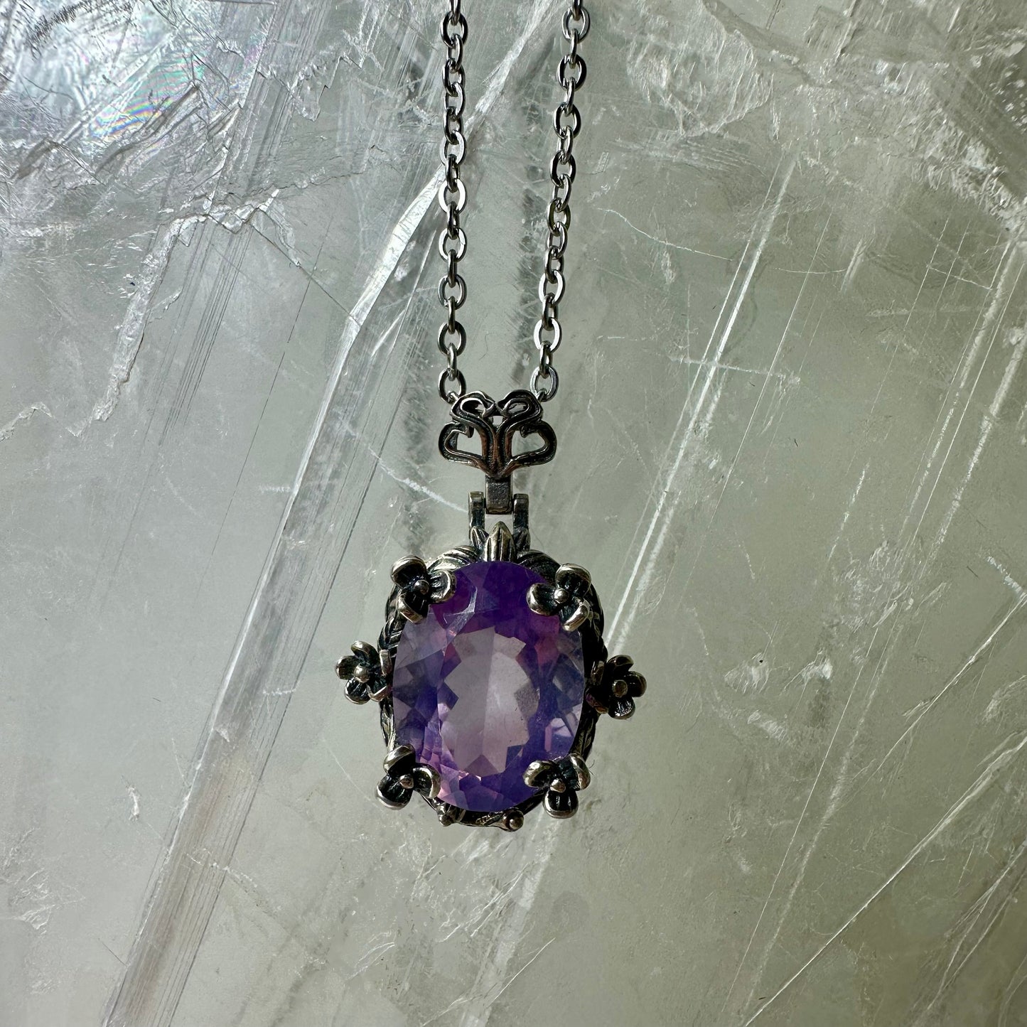 Lavender MoonStone Pendant