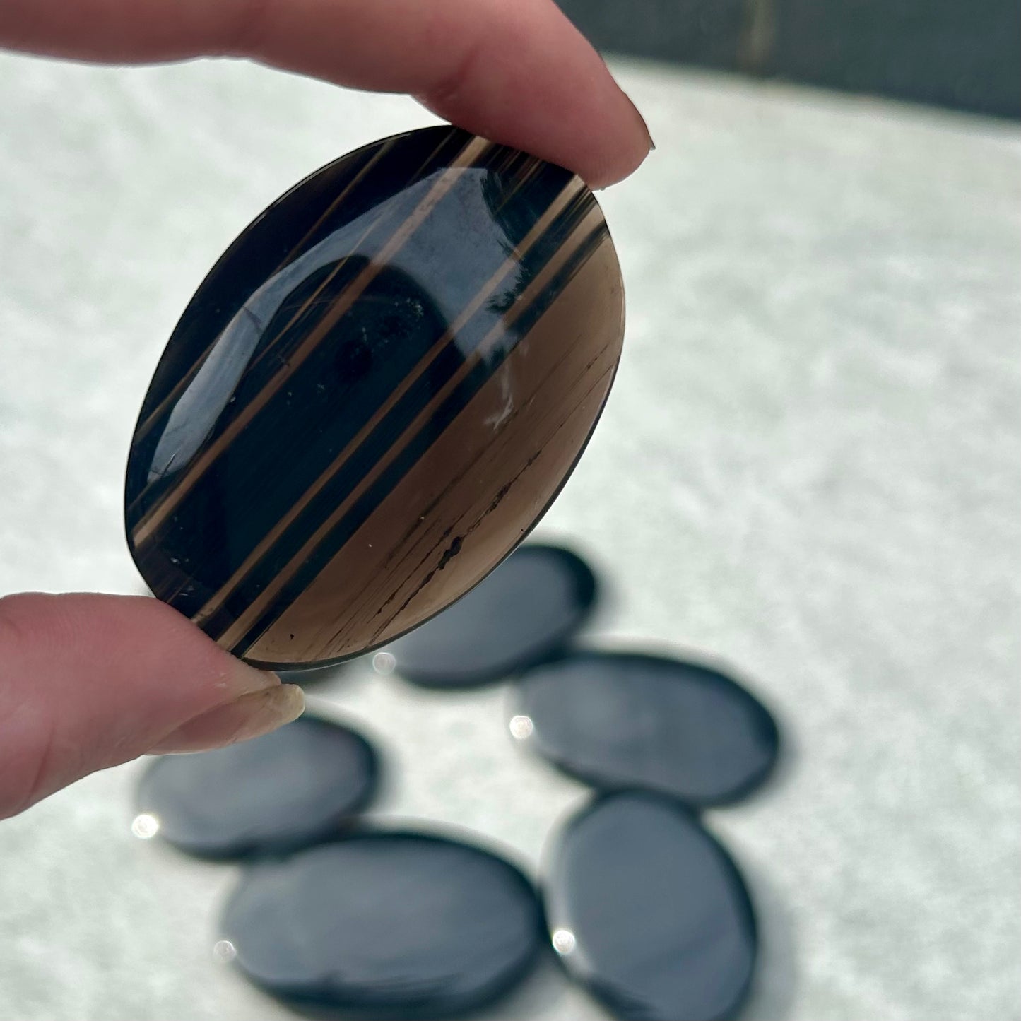 Snowflake Obsidian Palestone