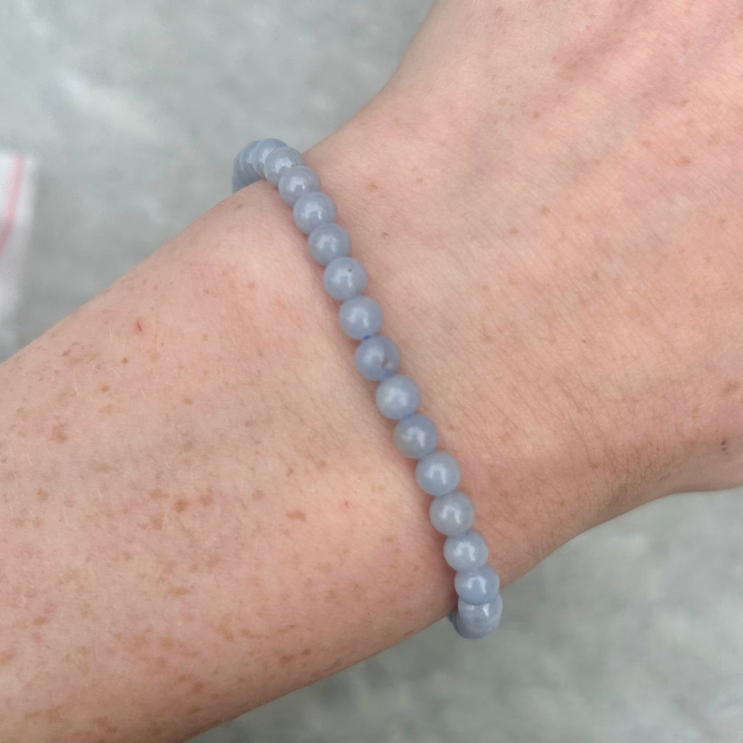 Angelite Bracelete 4mm