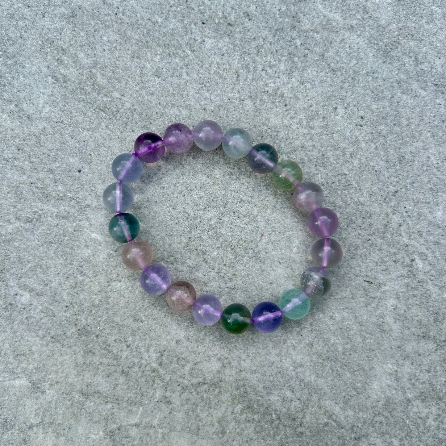 Lavender Fluorite Bracelet 10mm