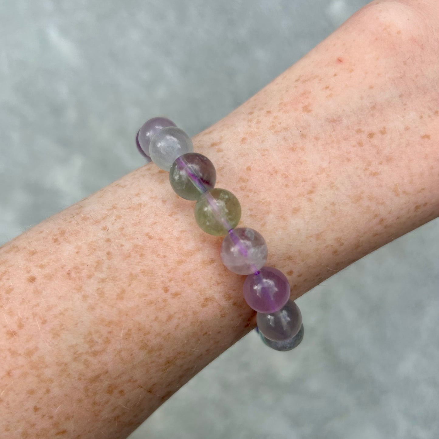 Lavender Fluorite Bracelet 10mm