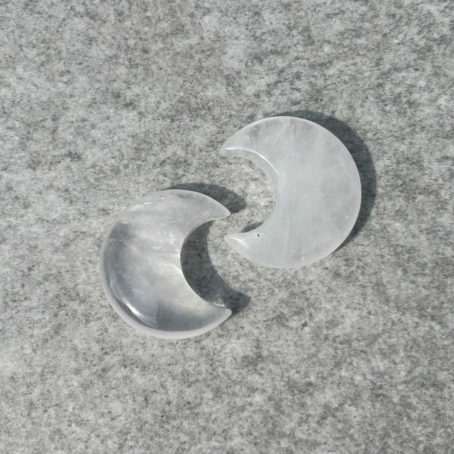 Clear Quartz Moon